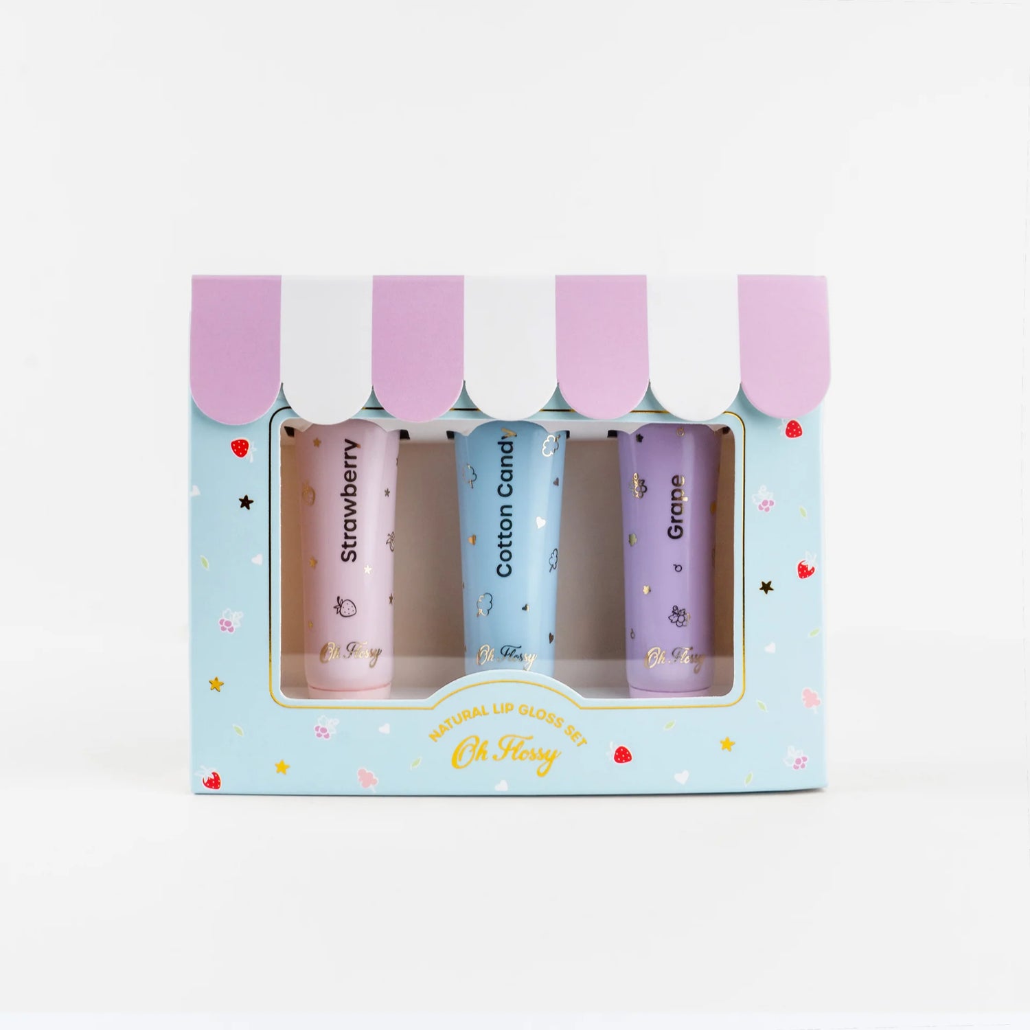 Oh Flossy Natural Lip Gloss Set