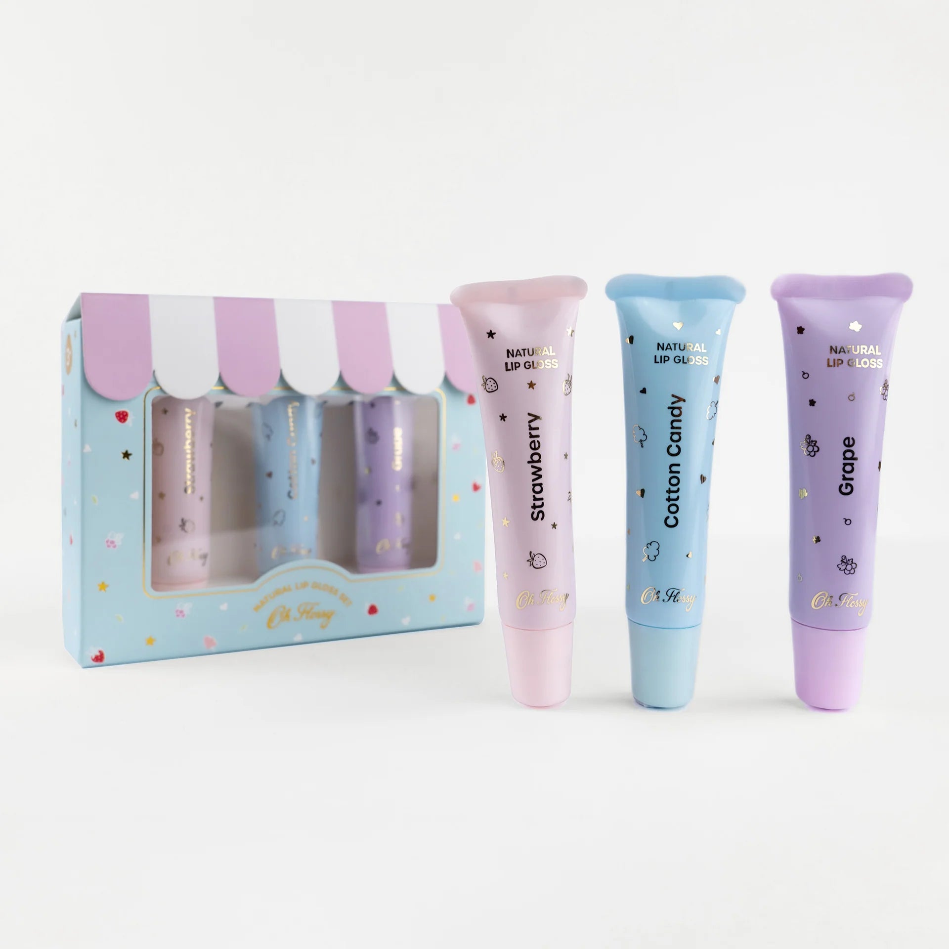 Oh Flossy Natural Lip Gloss Set