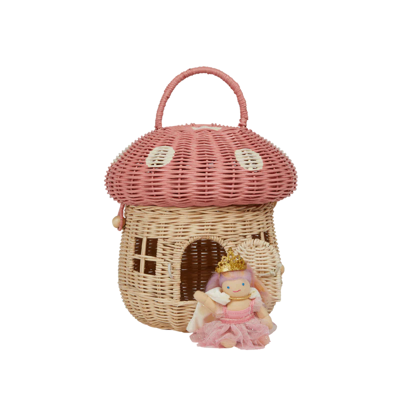 olli ella rattand mushroom basket musk polly and co