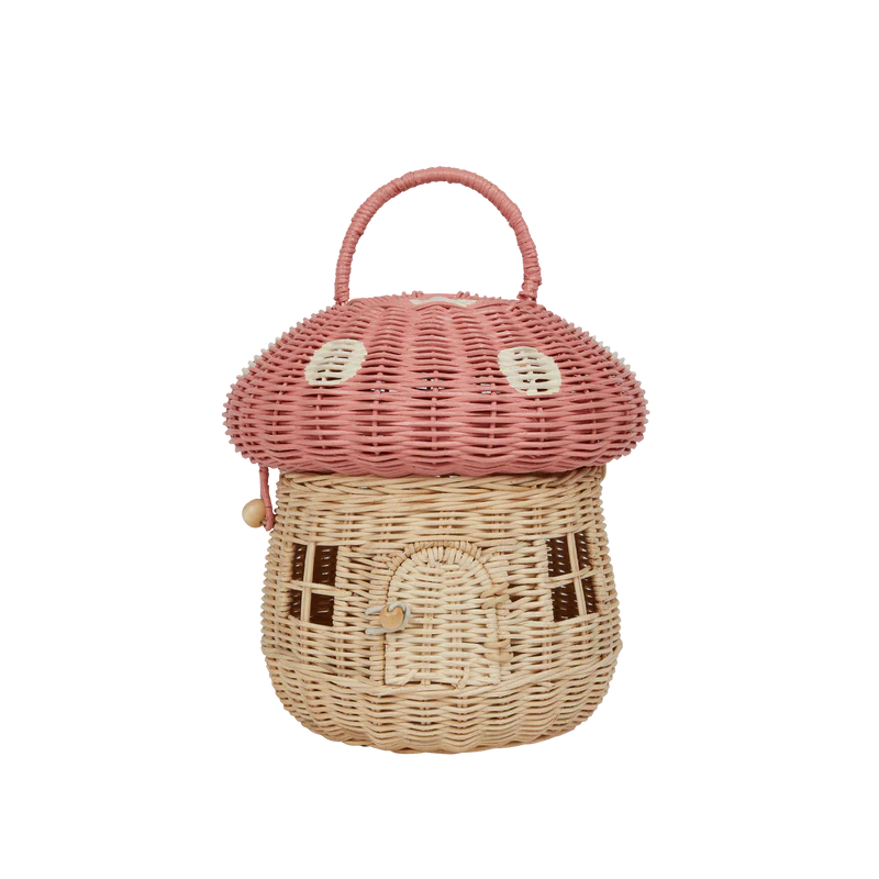 olli ella rattand mushroom basket musk polly and co