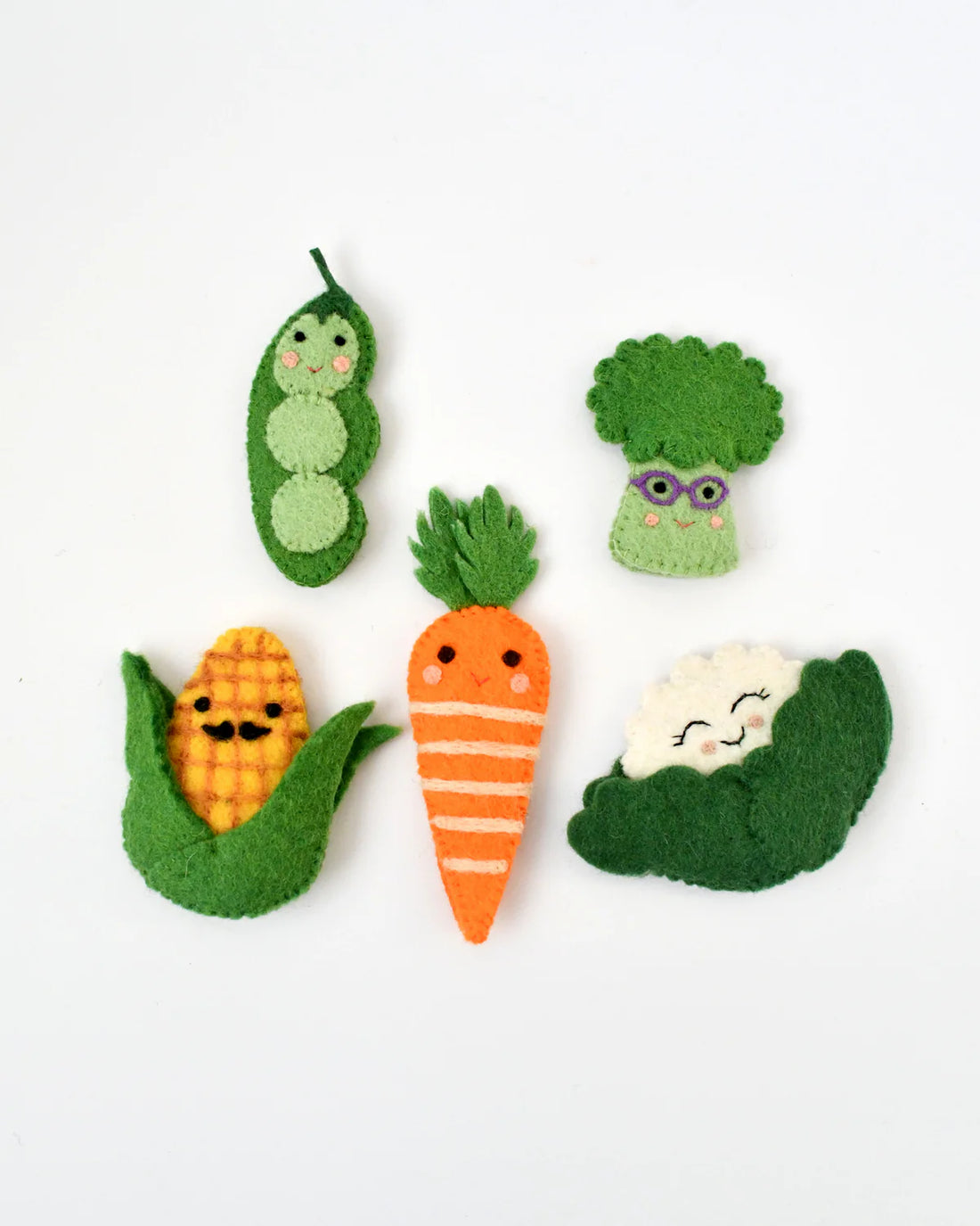 Vegetables Finger Puppet Set