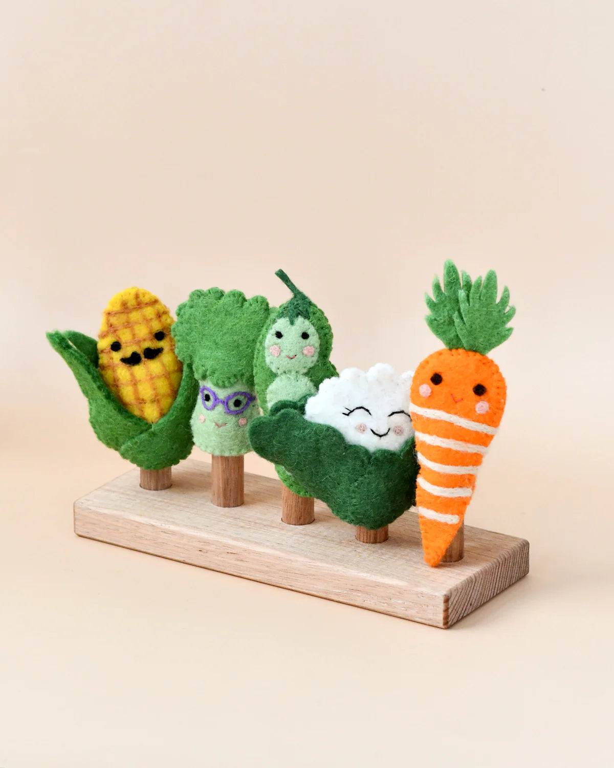 Vegetables Finger Puppet Set