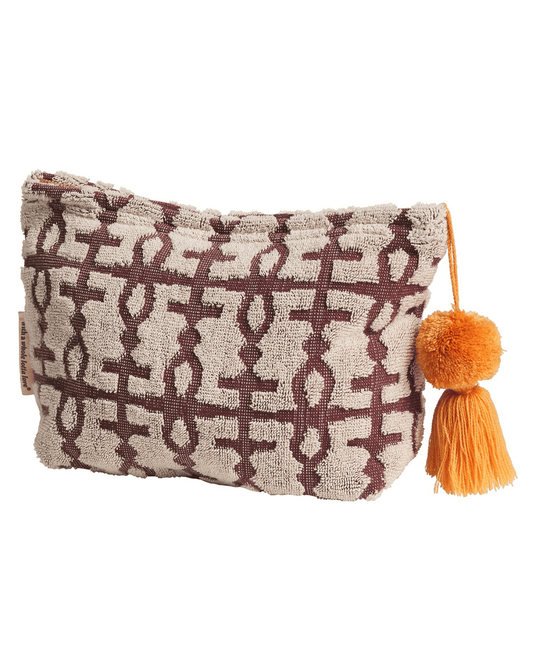 Sage &amp; Clare Amata Terry Pouch - Clove