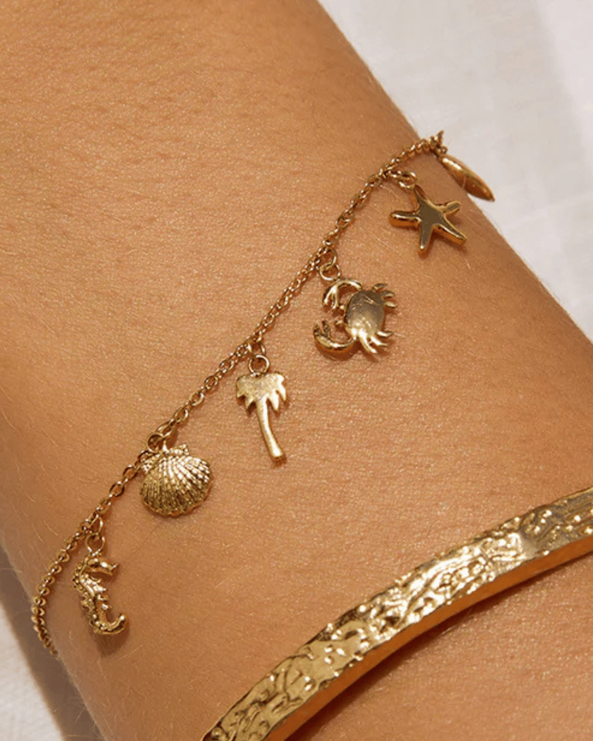 Ariel Gold Bracelet by Arms of Eve 