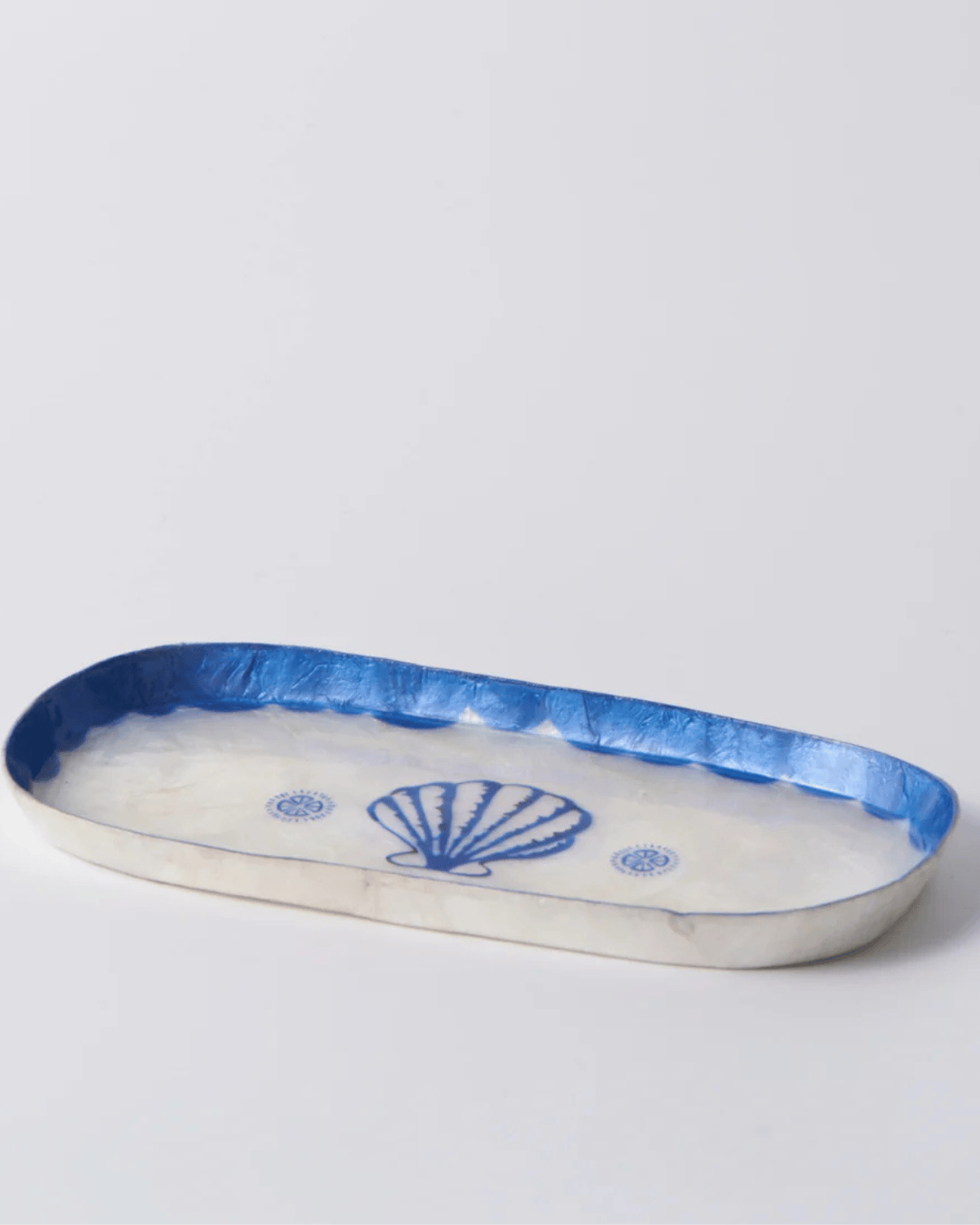 Atlantic Shell Tray Blue Jones &amp; Co 