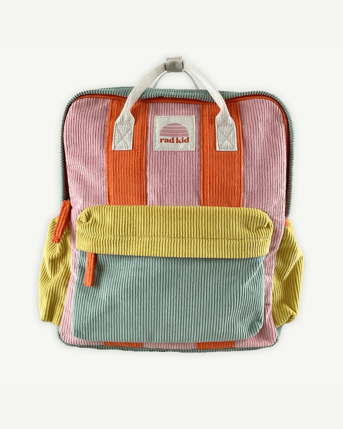 Corduroy Spliced Eco Kids Backpack - Candy 