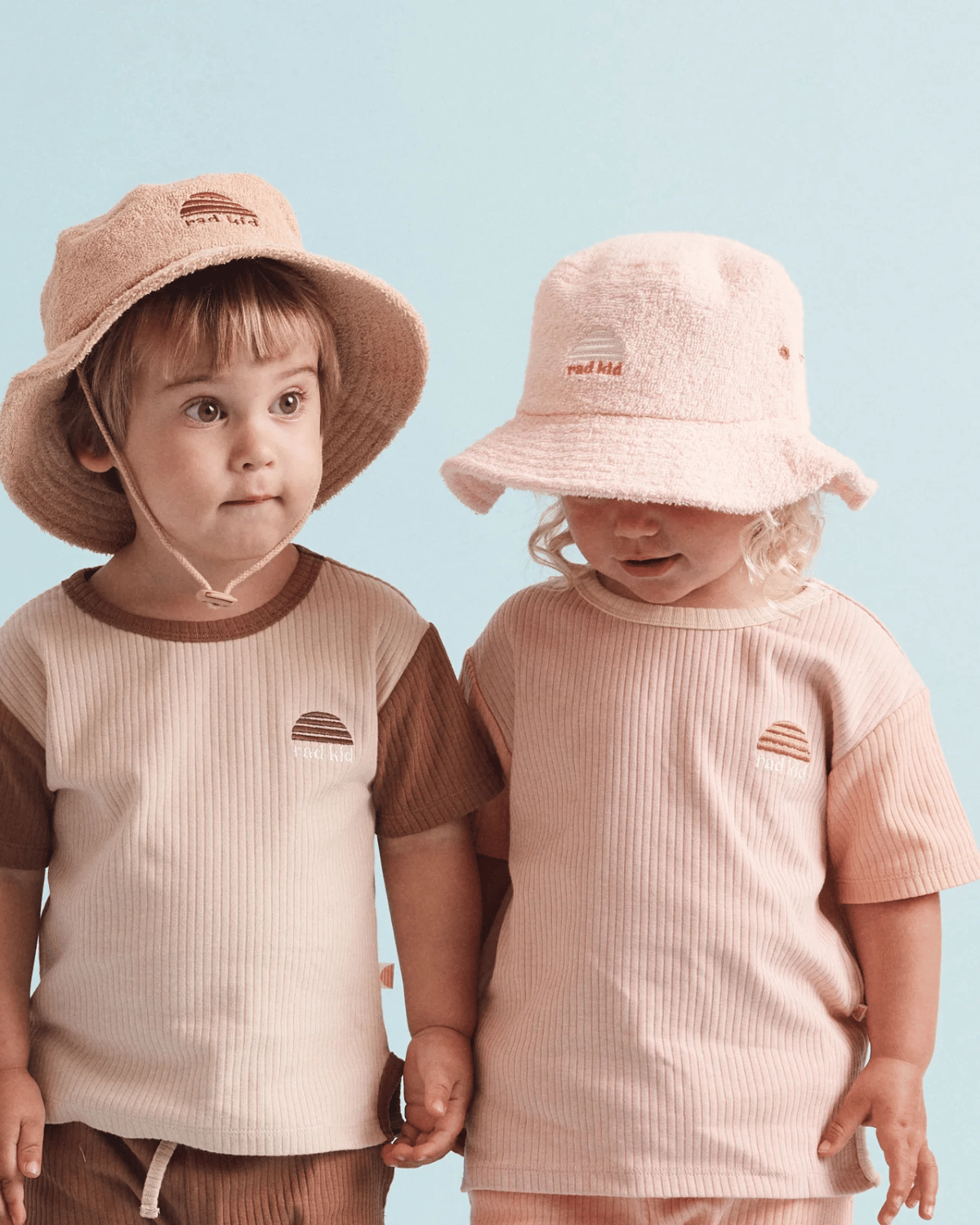 Rad Kids Pink Terry Hat (Candy Floss) by Banabae