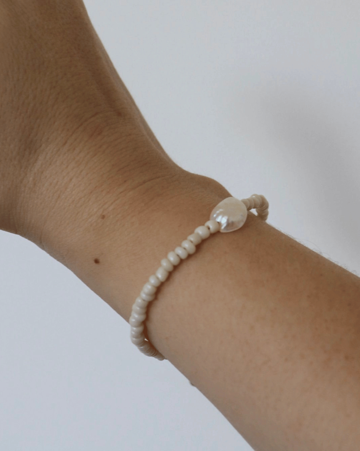 Luna.Foundling ❘ Beaded Bracelet - Bangalow Salt (Adult)