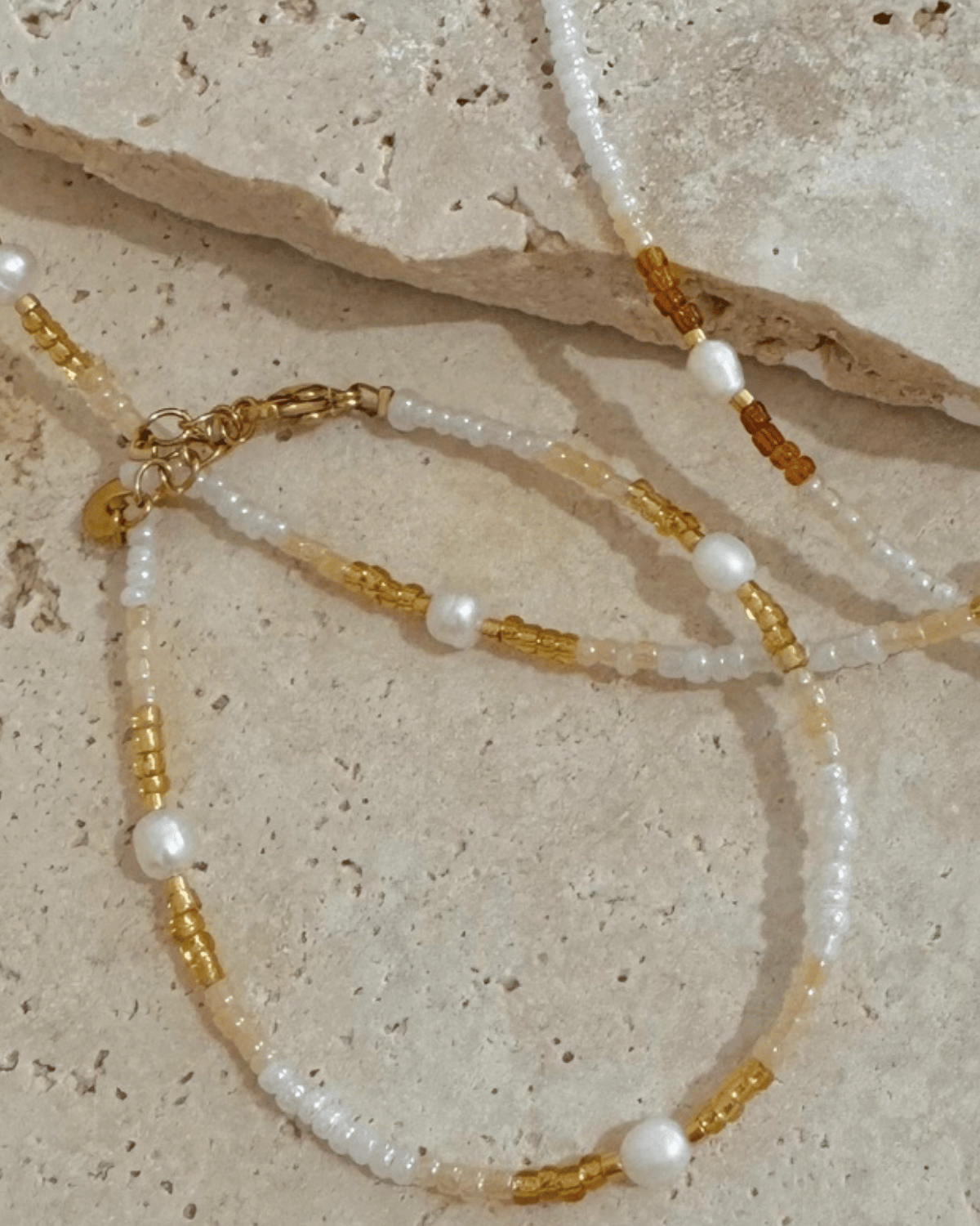 Luna.Foundling ❘ Beaded Bracelet - Tideline Glow (Adult) 