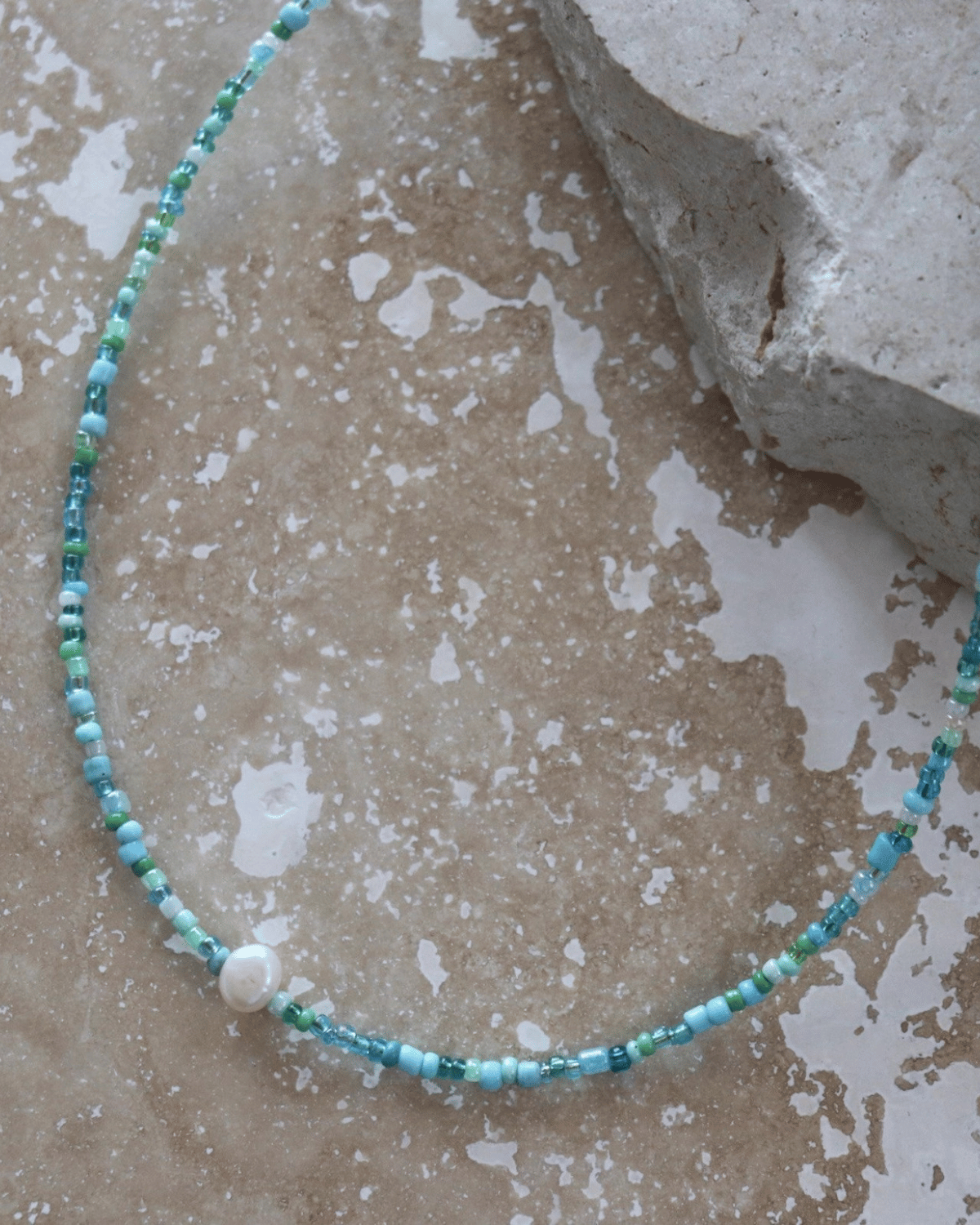 Luna.Foundling ❘ Beaded Necklace - Mermaid (Adult)