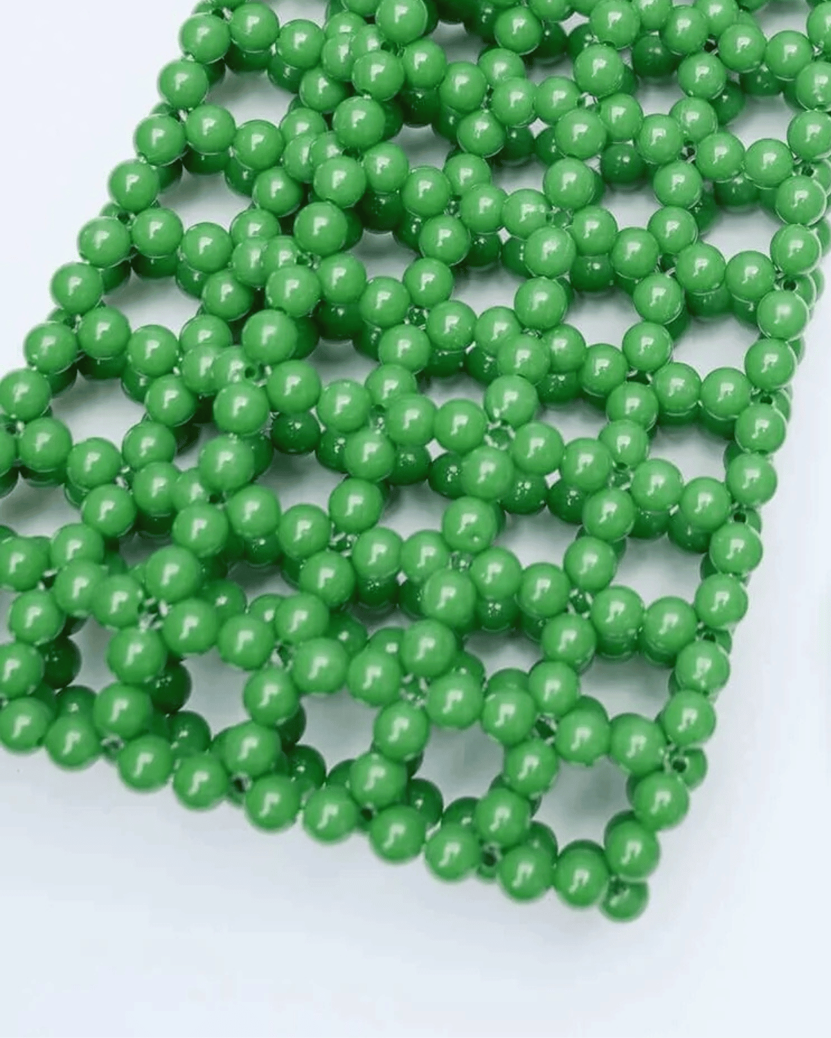 Hibiscus the Label - Beaded Phone Bag Green