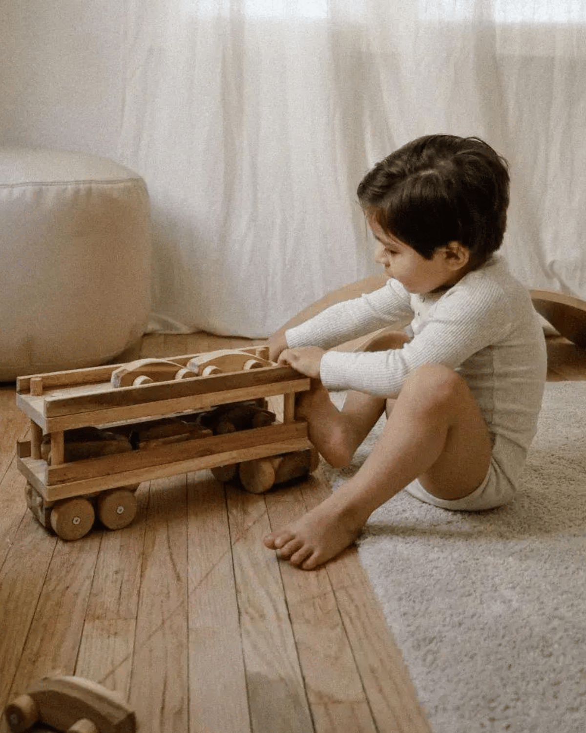 Wood Truck Toy by Qtoys