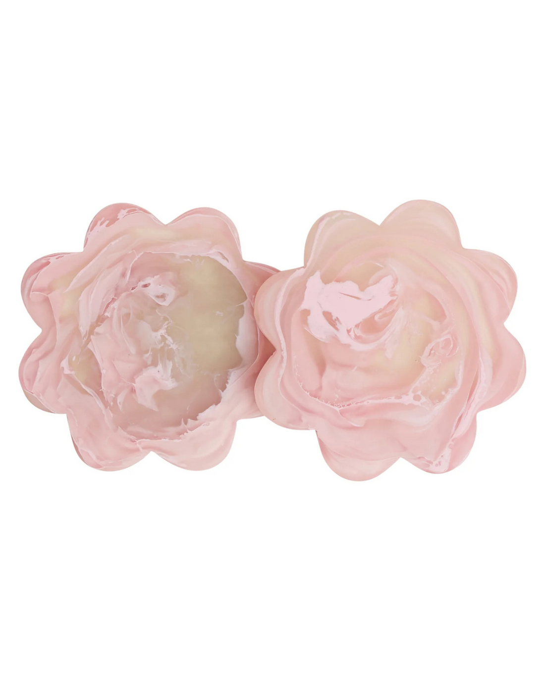 Sage &amp; Clare Cecilia Pink Resin Coasters - Posy (Set of 2) 