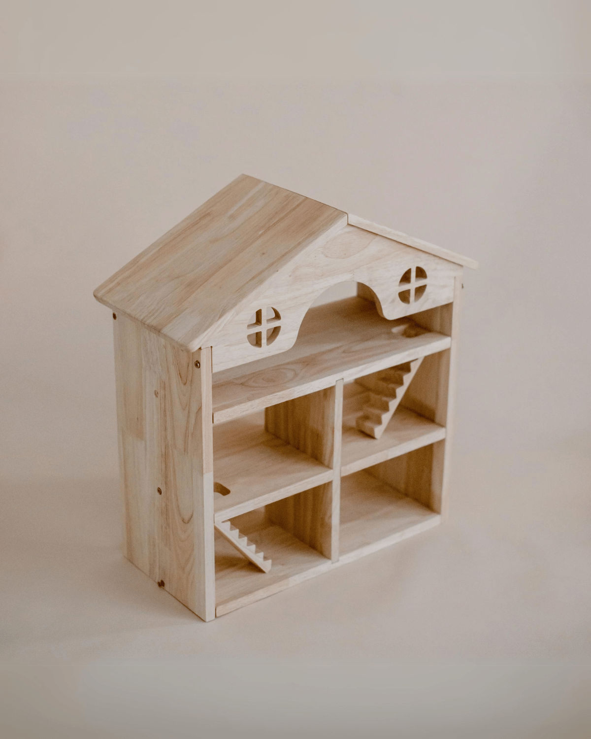 Classic Wooden Doll House by Qtoys