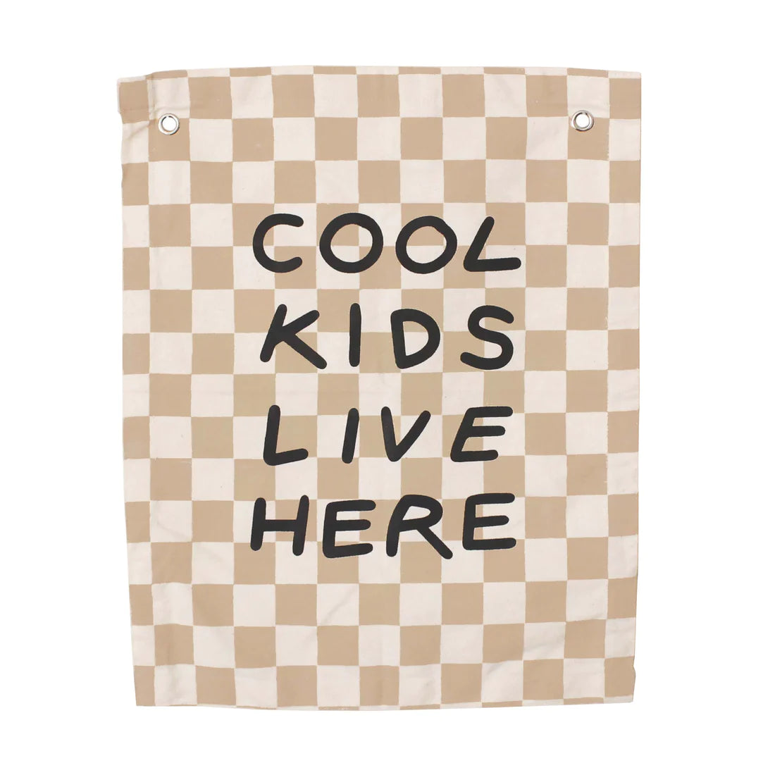 Imani Collective &quot;Cool Kids Live Here&quot; Canvas Wall Banner 