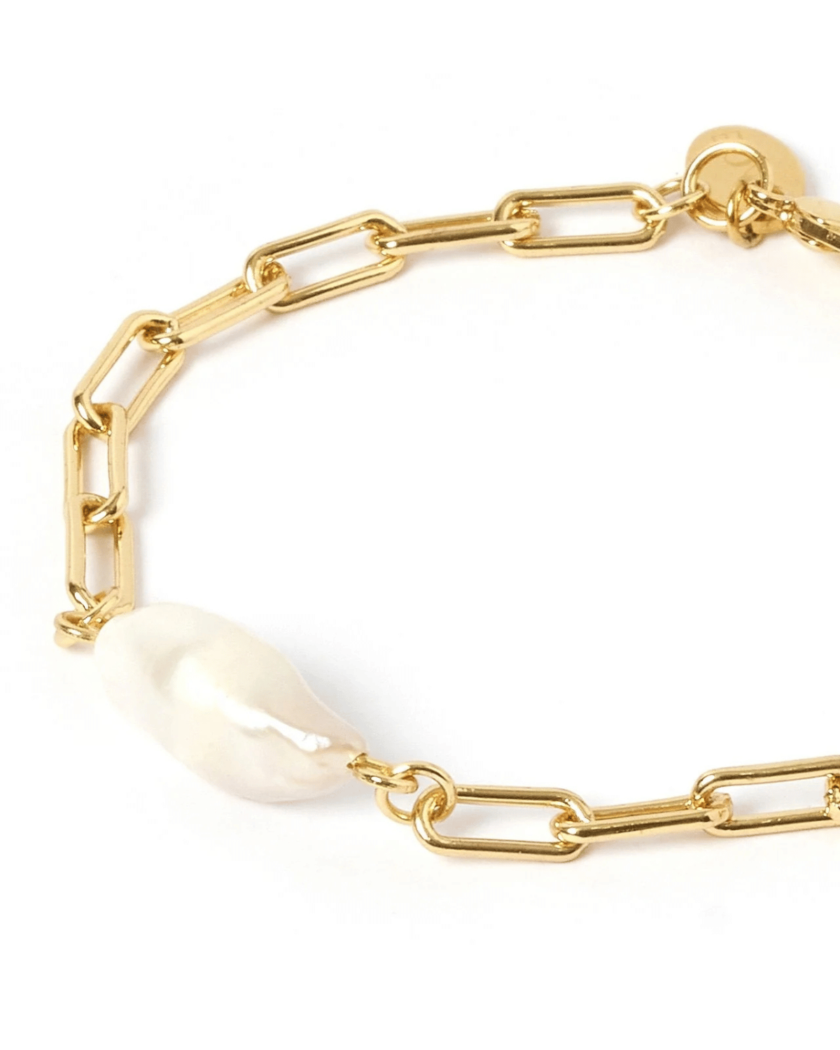 Danielle Gold and Pearl Bracelet by Arms of Eve