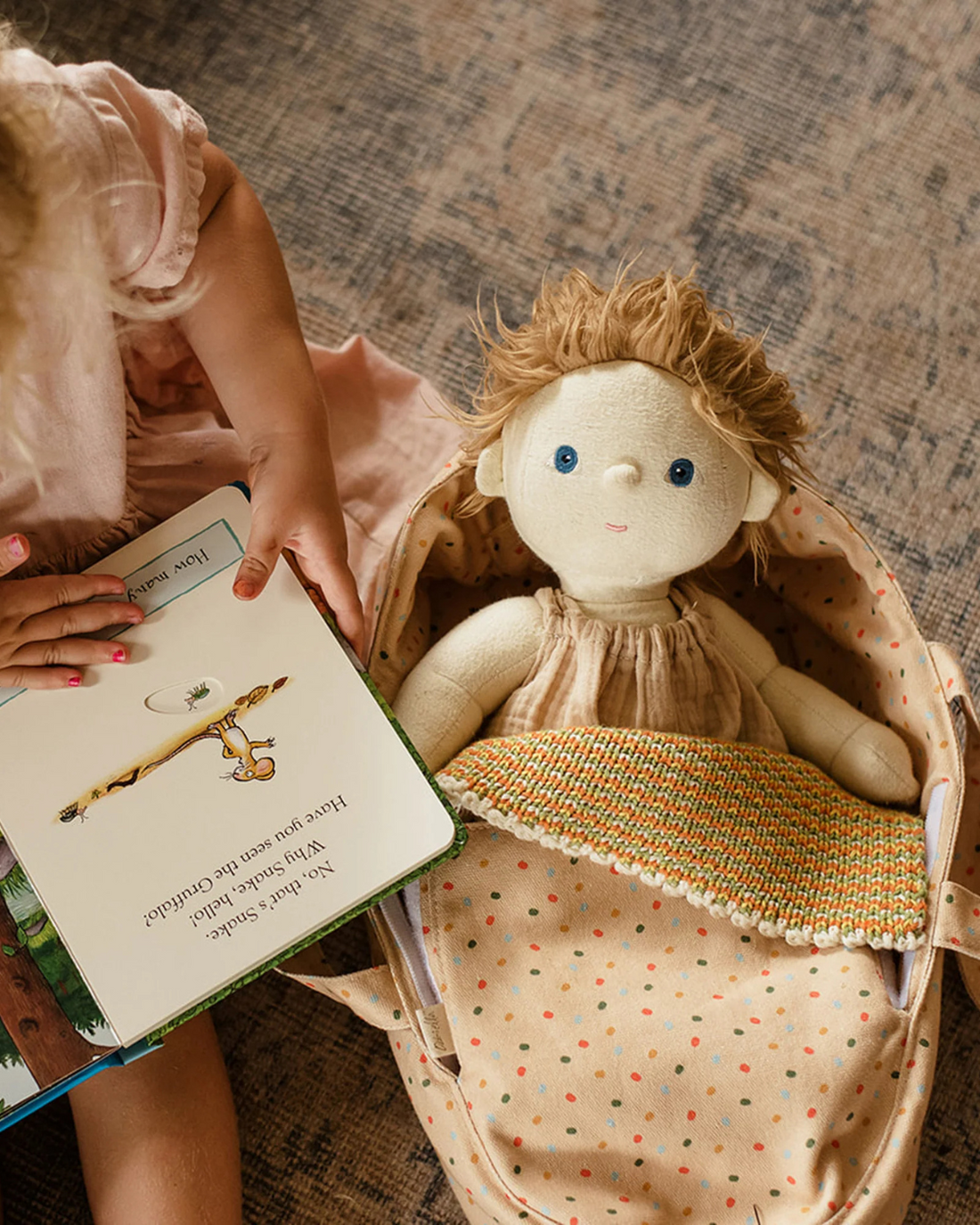 Dinkum Dolls Carry Cot by Olli Ella - Gumdrop