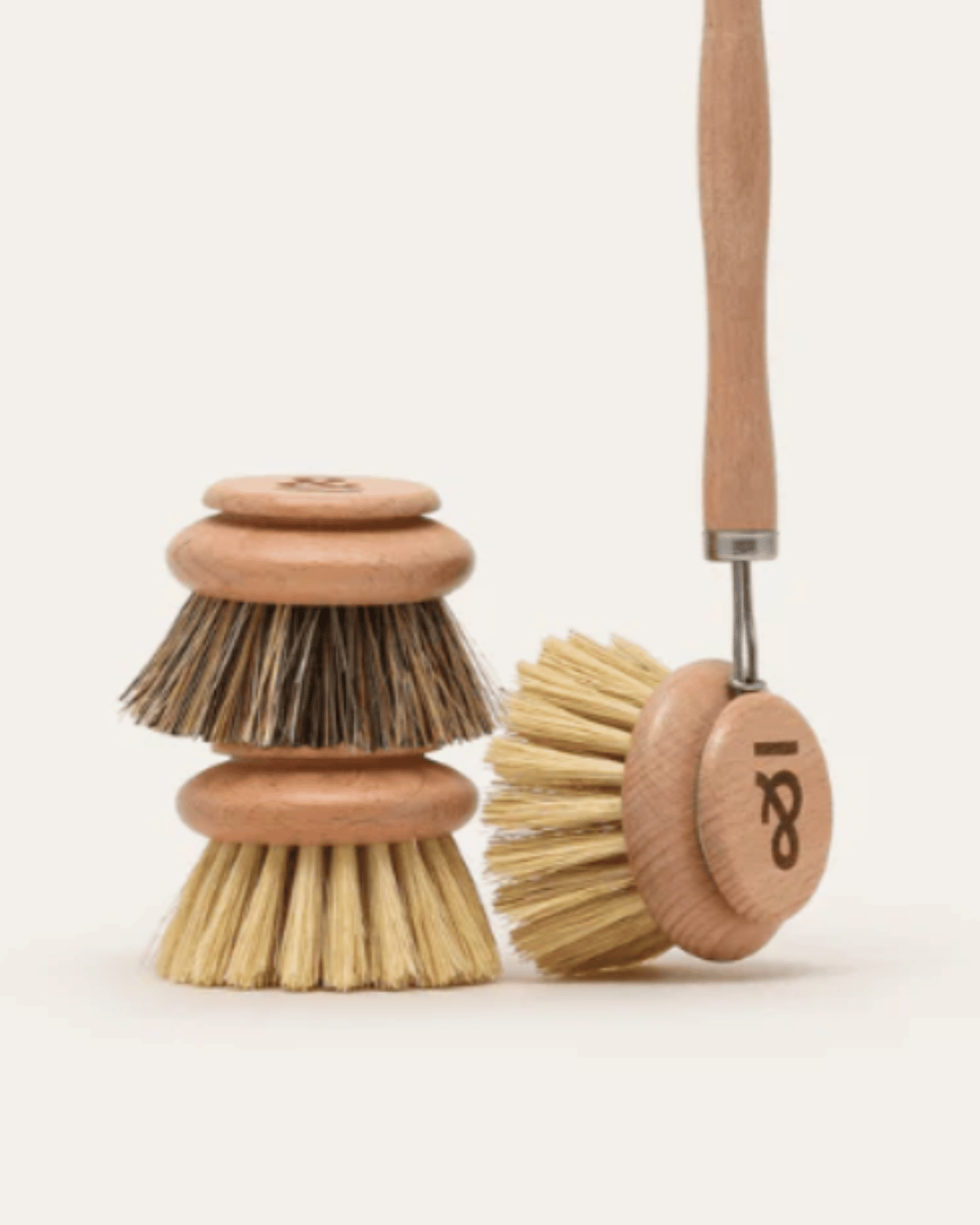 Seed &amp; Sprout Wood Dish Brush Set