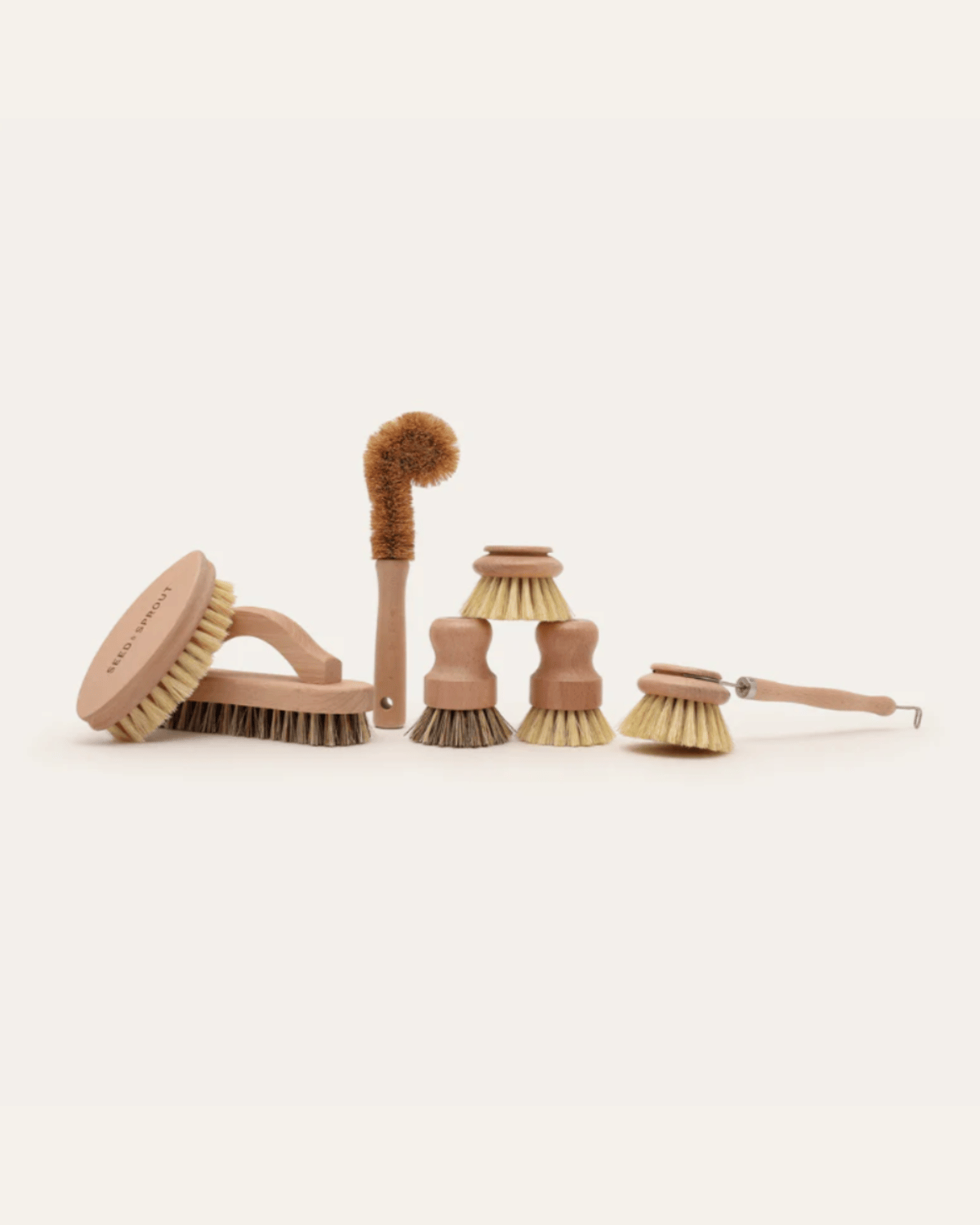 Seed &amp; Sprout Wood Cleaning Brushes