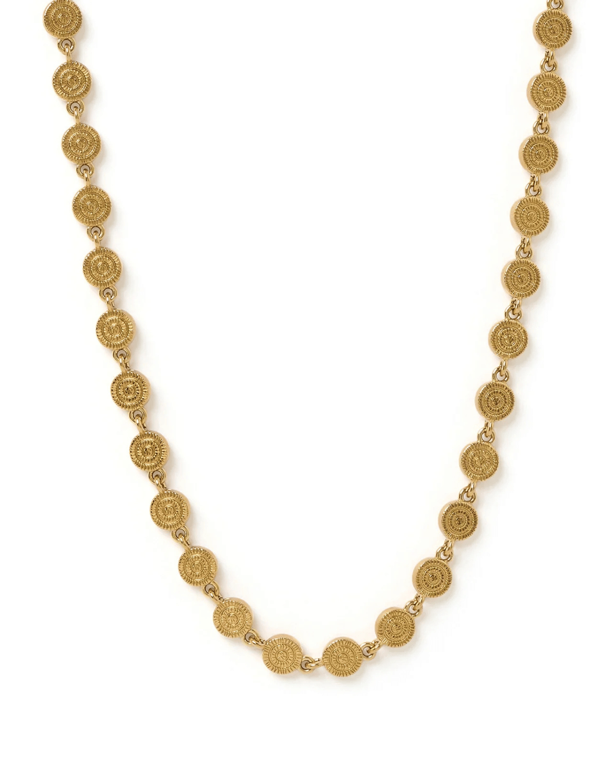 Genevieve Gold Necklace by Arms of Eve