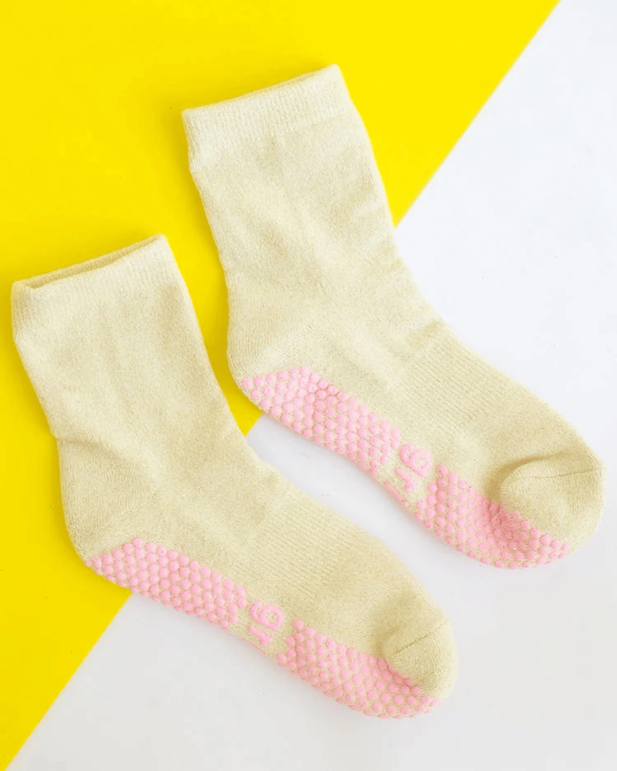 Disco Gold Grippy Socks by Grippy 🪩