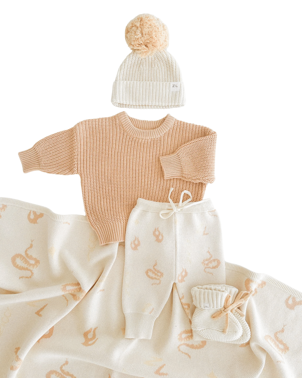 Baby Knitted Jumper - Saffron by Ziggy Lou