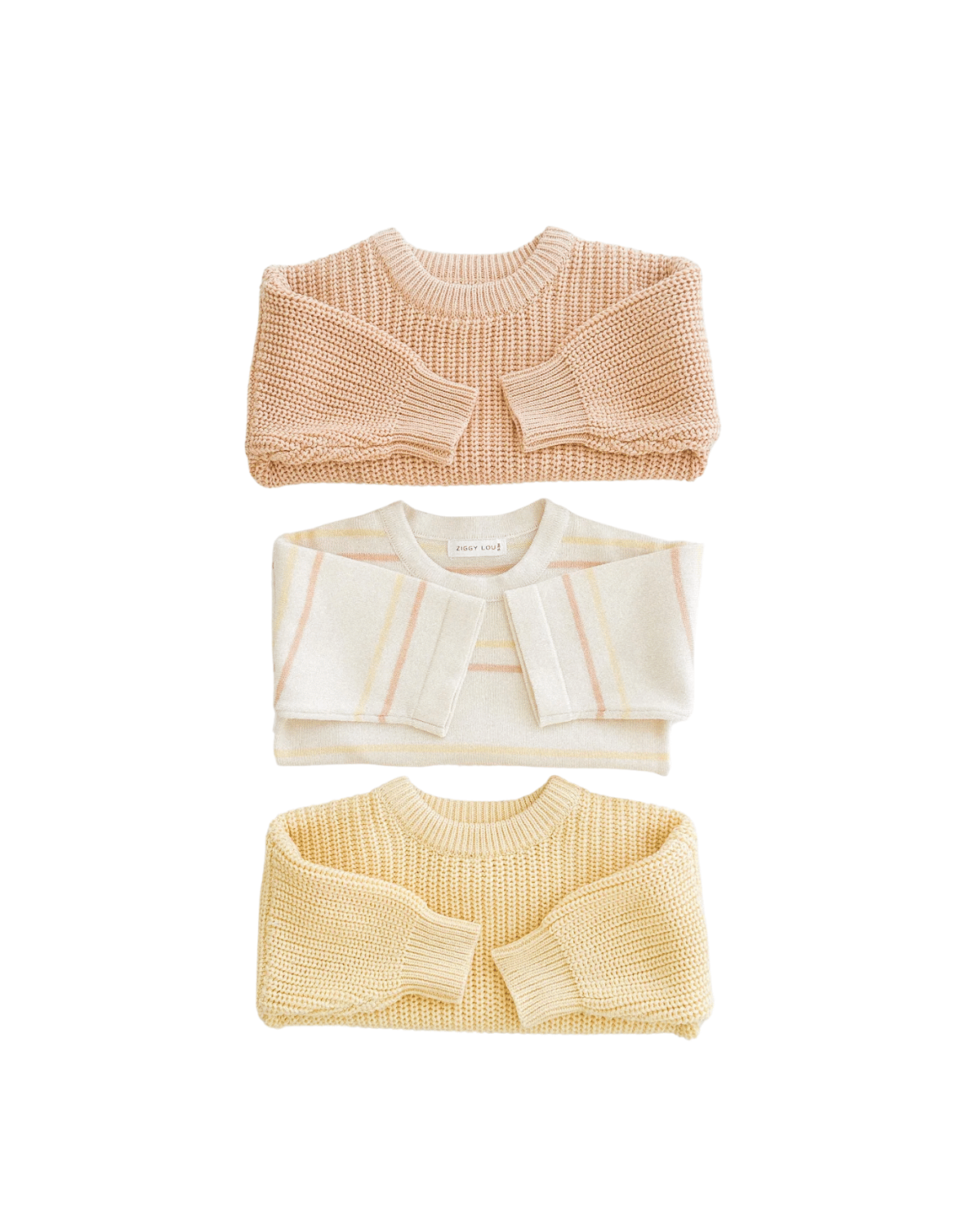 Baby Knitted Jumper - Saffron by Ziggy Lou