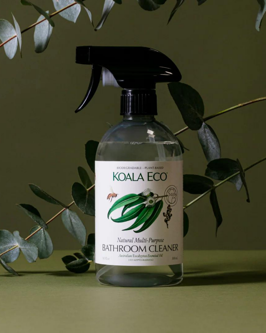 Natural Multi-Purpose Bathroom Cleaner by Koala Eco - Eucalyptus (500ml)