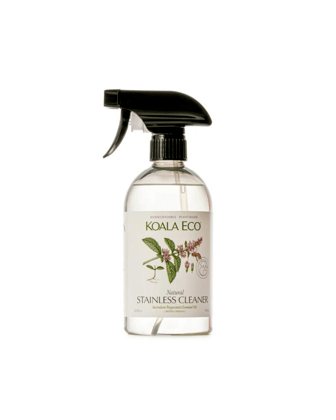 Natural Stainless Steel Cleaner by Koala Eco- Peppermint (500ml)