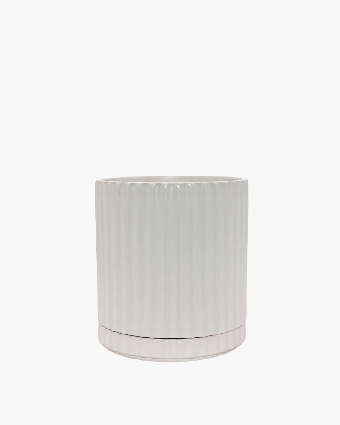 Large Athens Planter in White by Potted