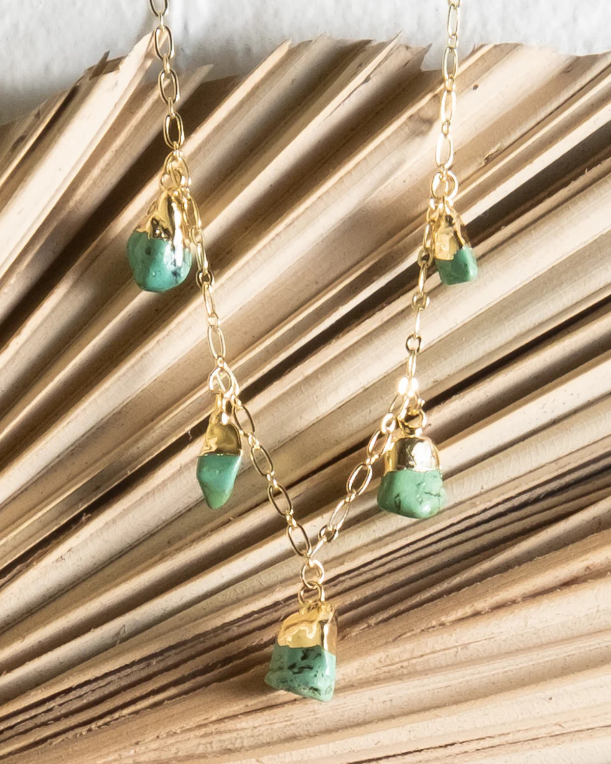 Margot Turquoise Stone Necklace &amp; by Inartisan 