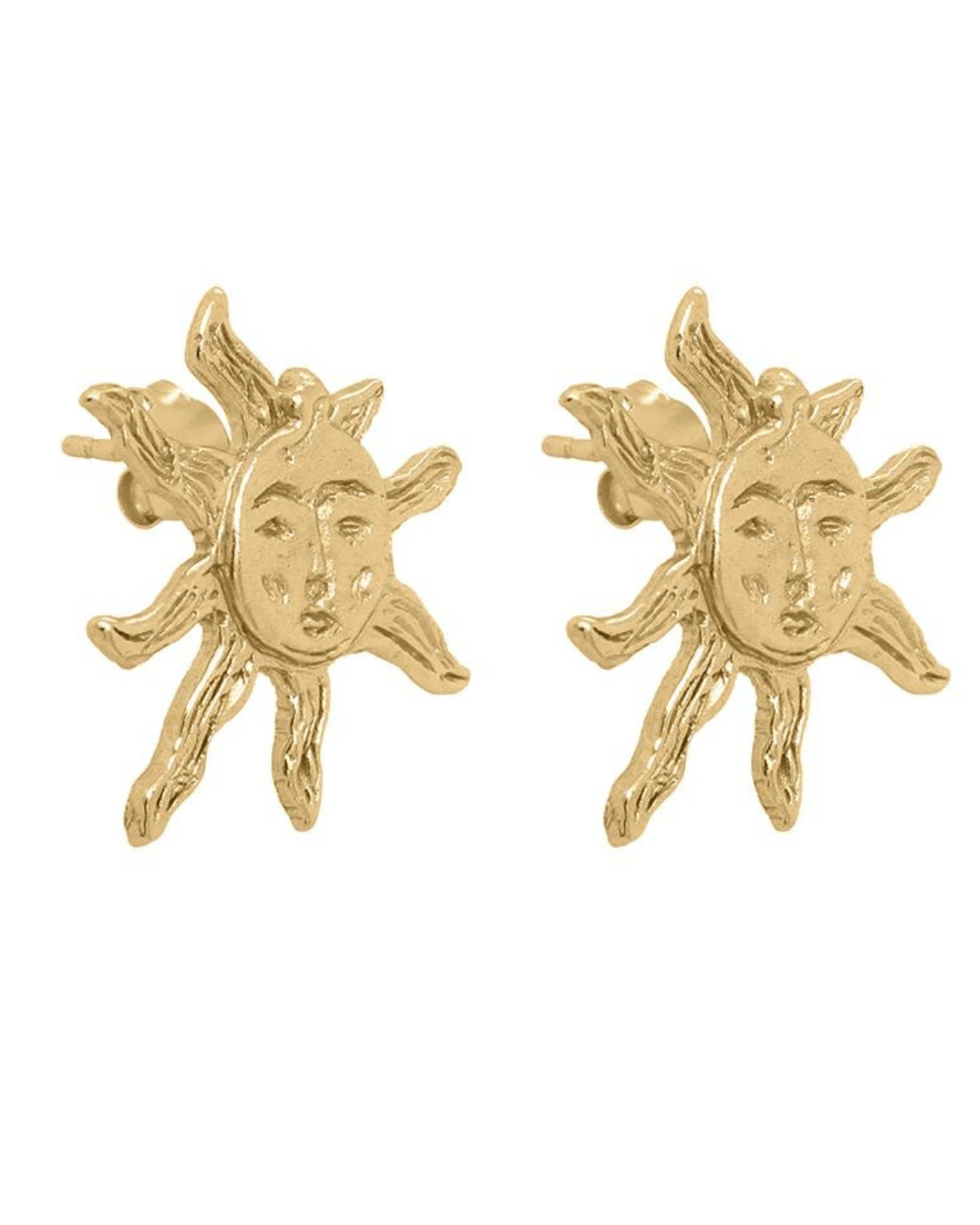 Mini Apollo Sun Earrings by Cleopatra&