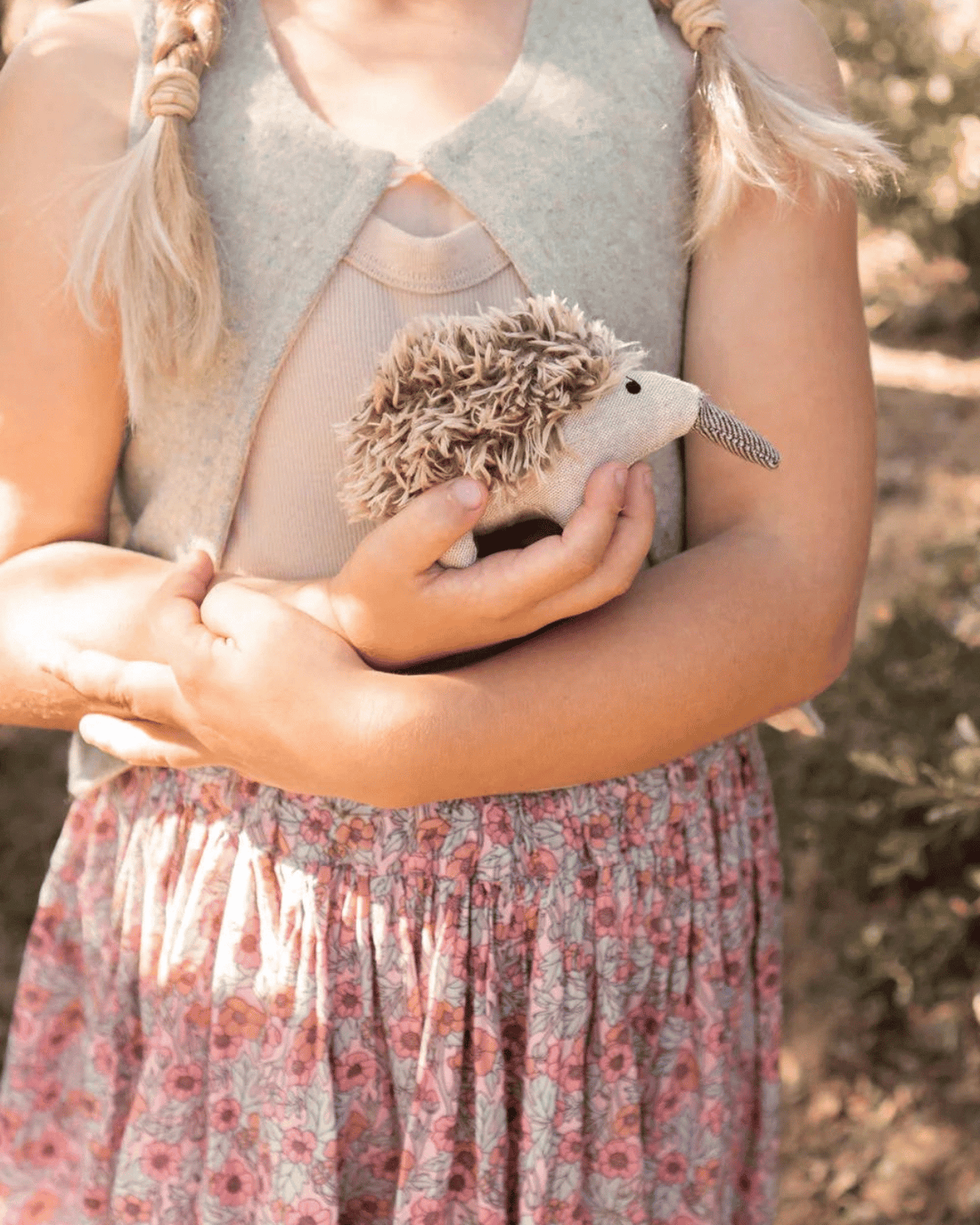 Mini Spike The Echidna Rattle by Nana Huch - Australian Animal Toys