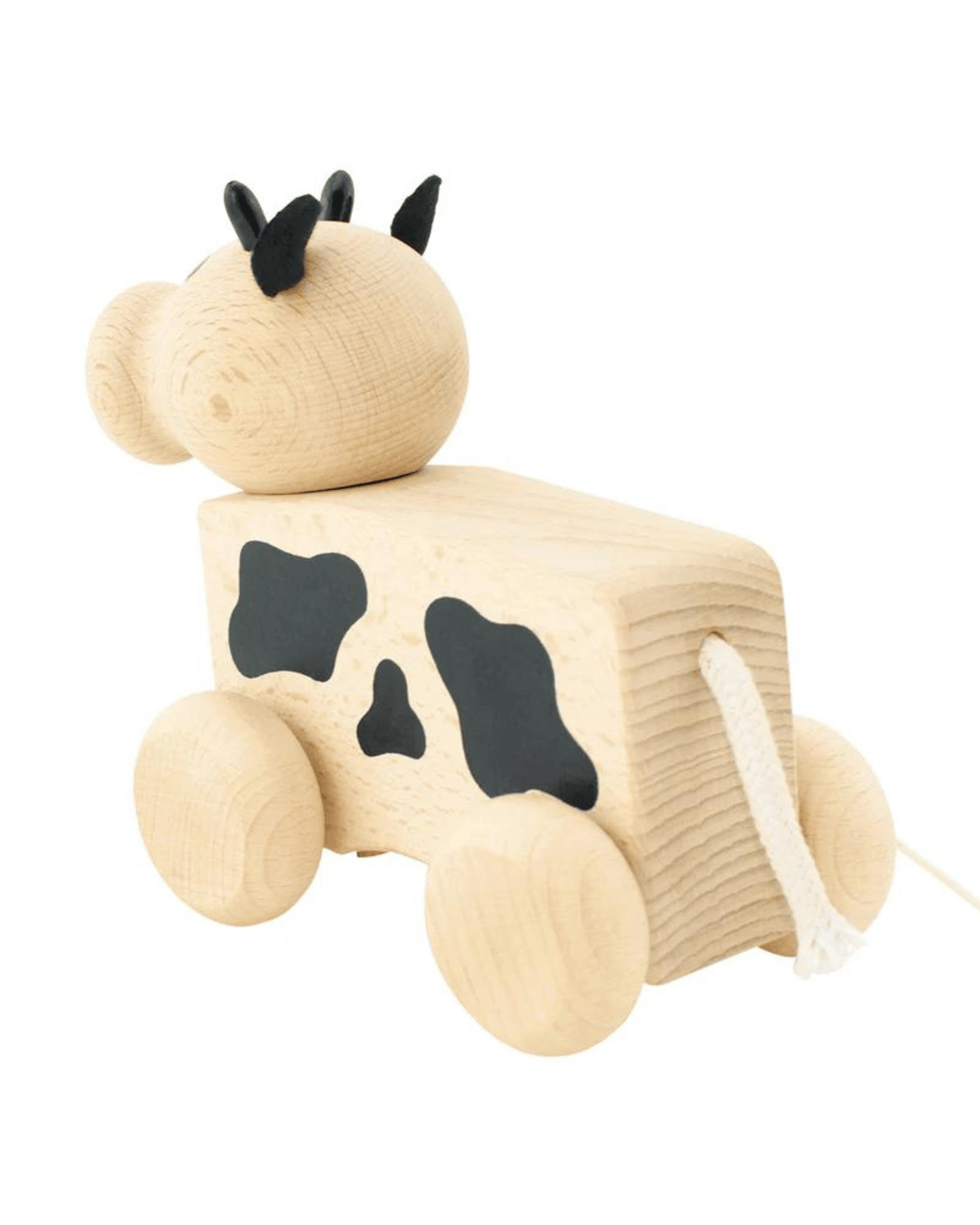 Wooden Pull Along Cow toy - Maisie 