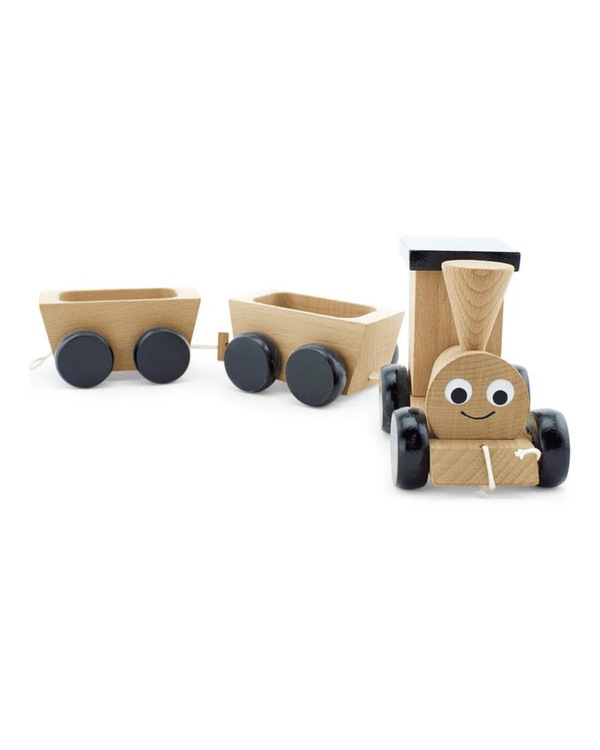 Wooden Pull Along Train - Poppy - Wooden Train for Kids