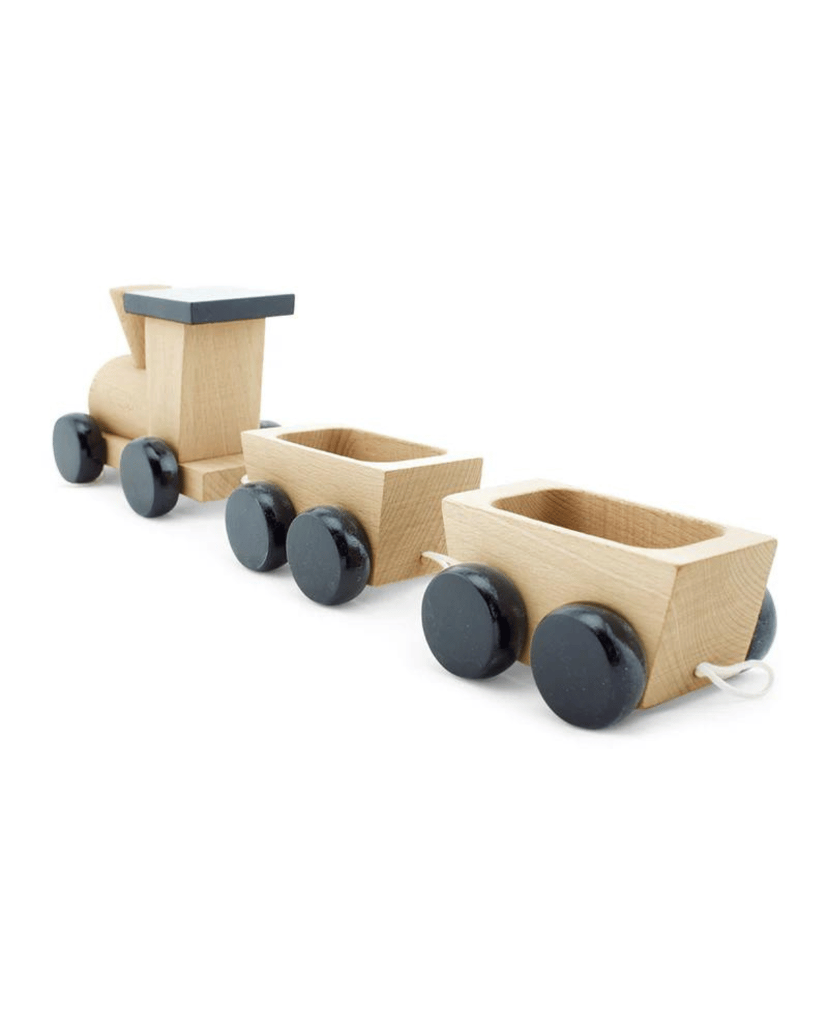 Wooden Pull Along Train - Poppy - Wooden Train for Kids