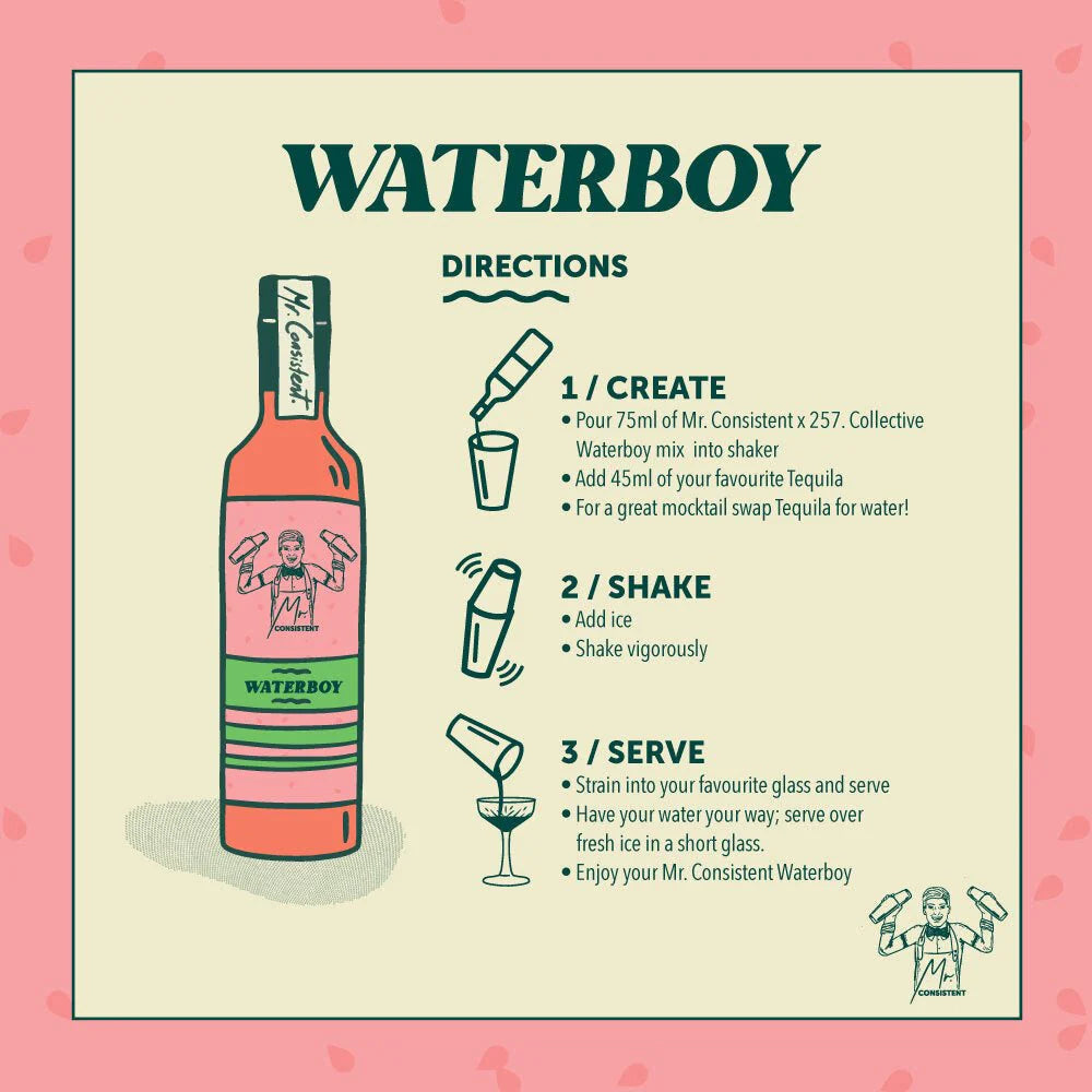 Mr Consistent Waterboy (Watermelon Margarita) Cocktail Mix