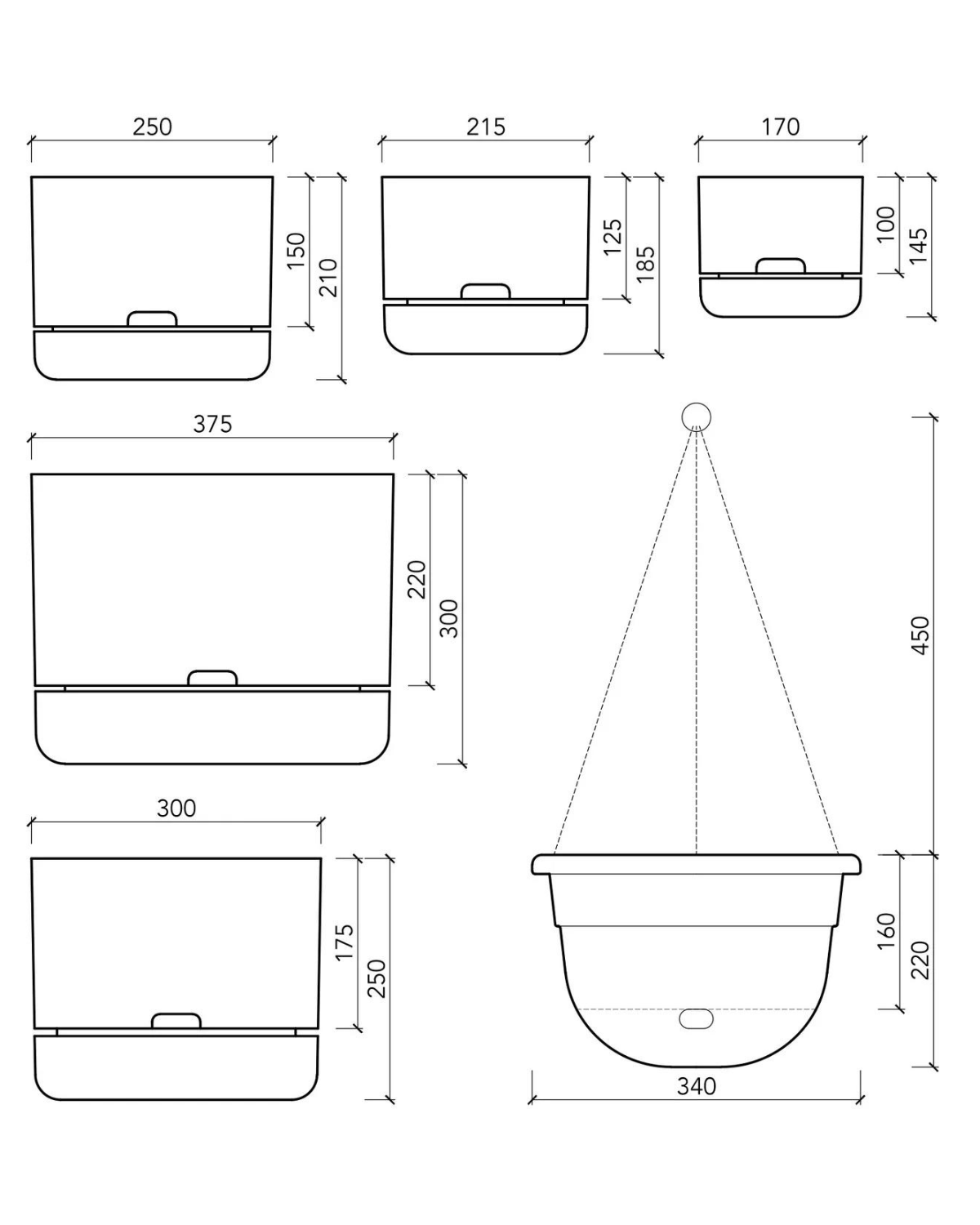 Selfwatering Plant Pot - Persimmon