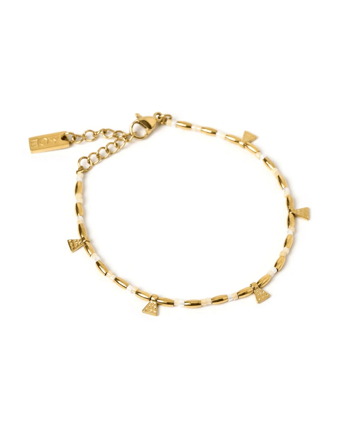 Natalia Gold Bracelet - Vanilla by Arms of Eve 