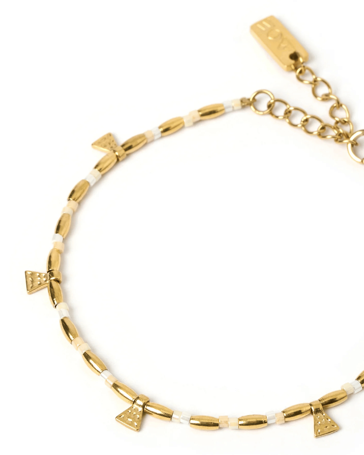 Natalia Gold Bracelet - Vanilla by Arms of Eve 