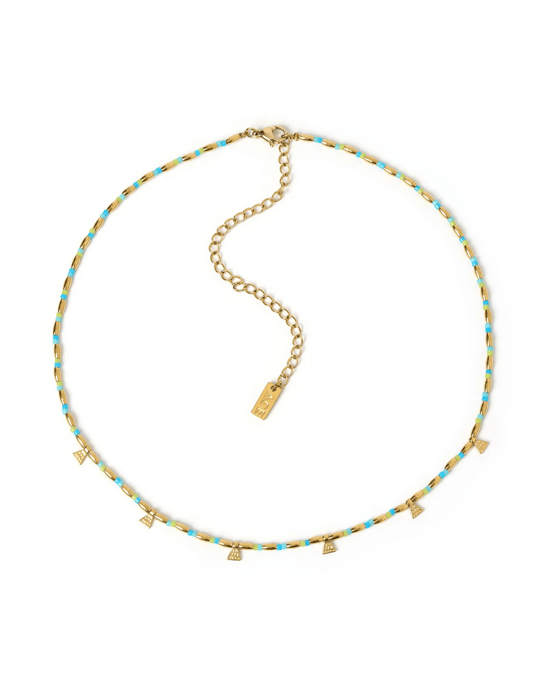 Natalia Gold Necklace - Ocean by Arms of Eve