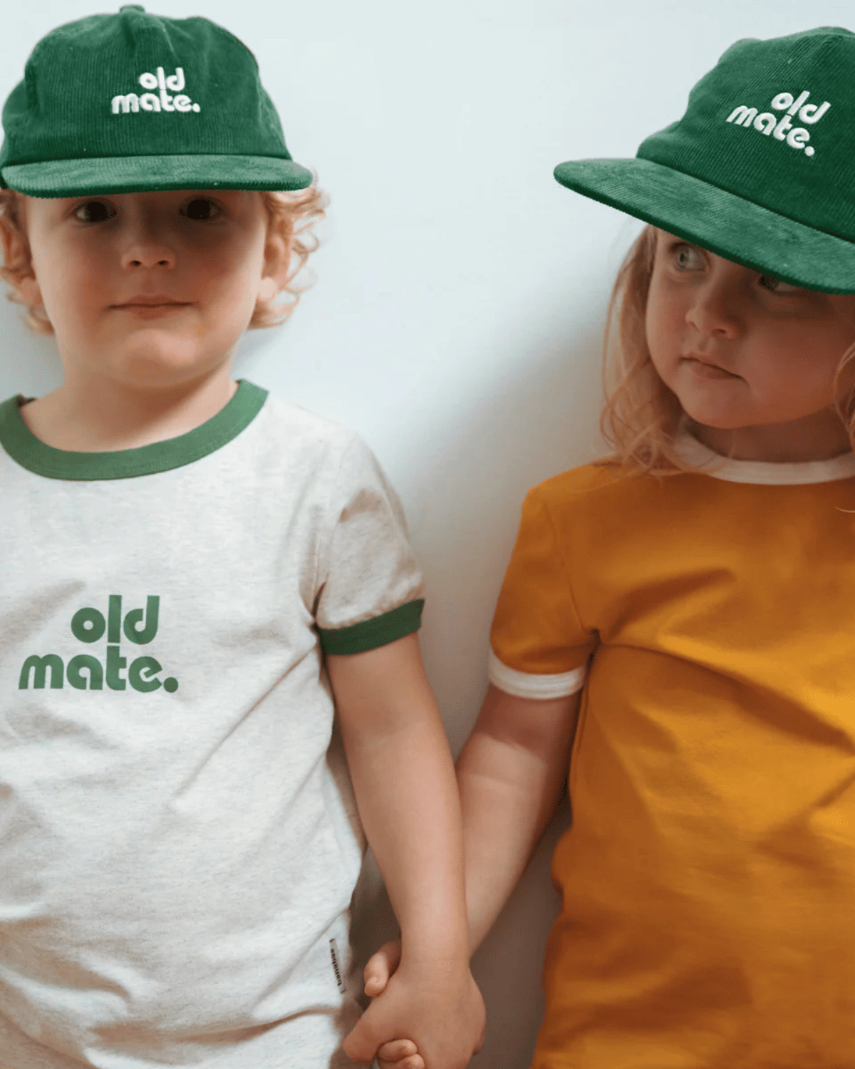 Banabae Old Mate Kids Cord Cap - Moss Green