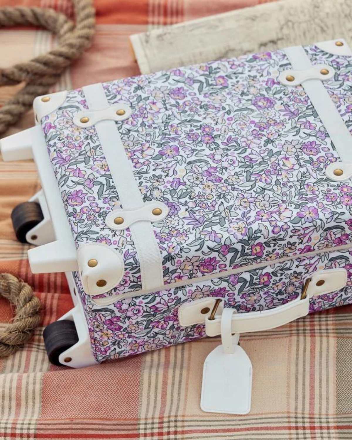 See-Ya Suitcase by Olli Ella in Wildflower