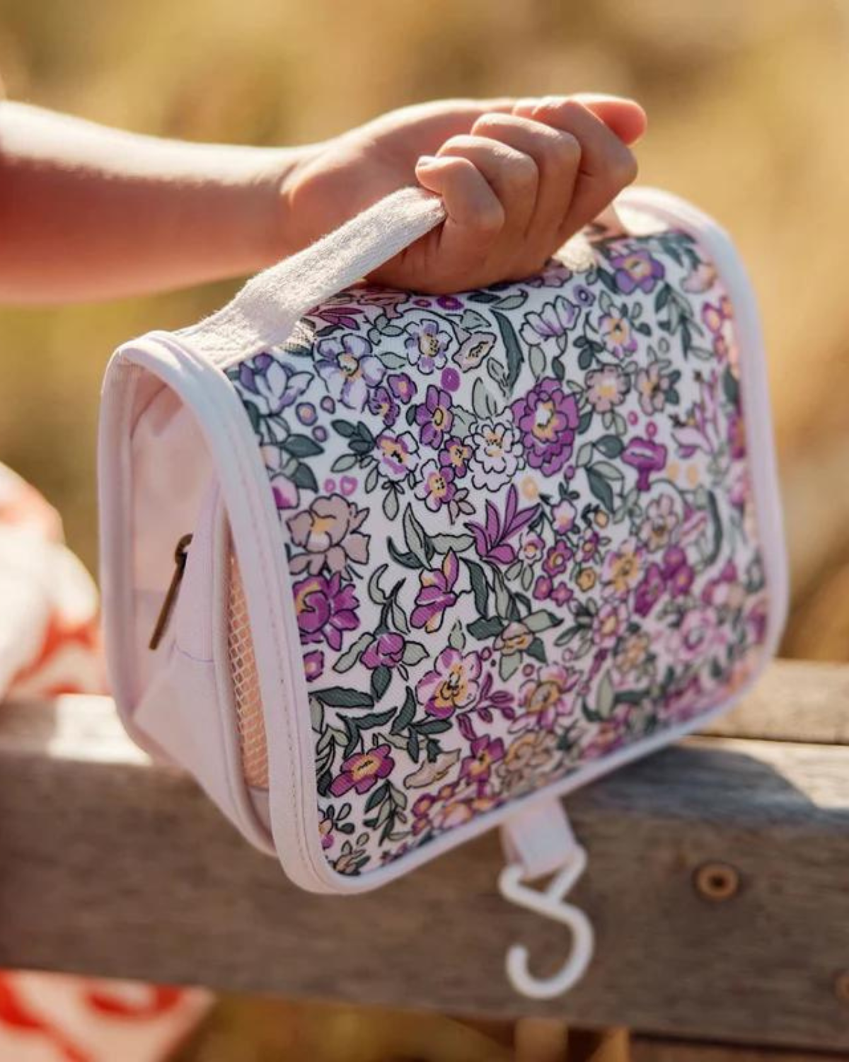 See-Ya Wash Bag by Olli Ella in Wildflower