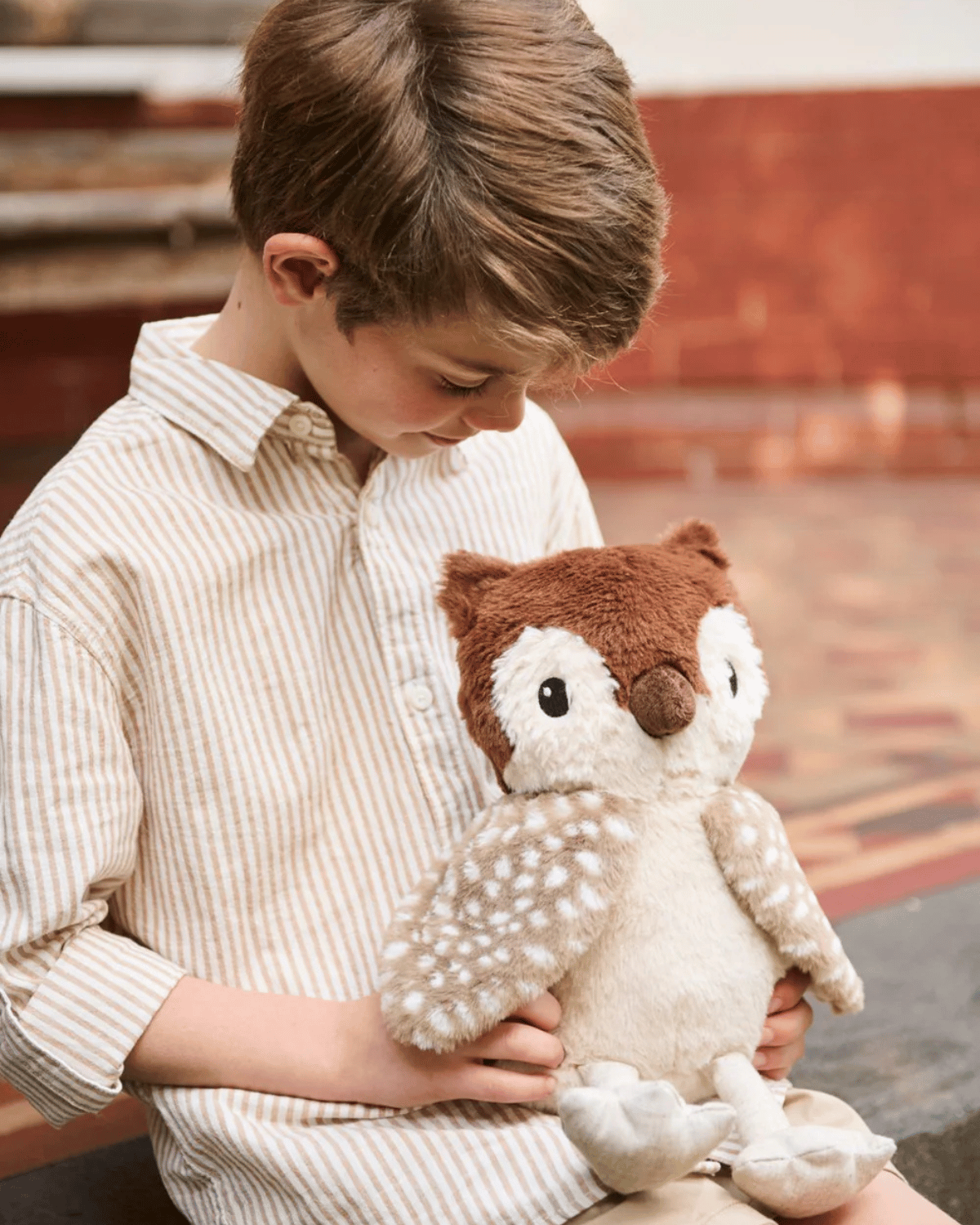 Oscar Owl - Large Stuffed Toy by Nana Huchy