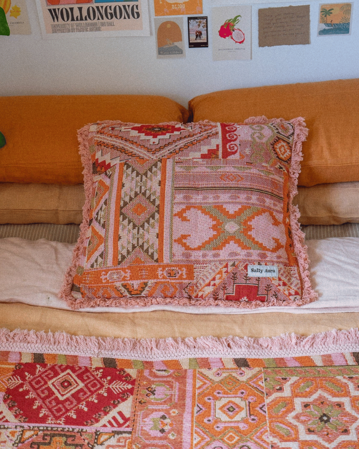 Patchwork Cushion by Salty Aura 