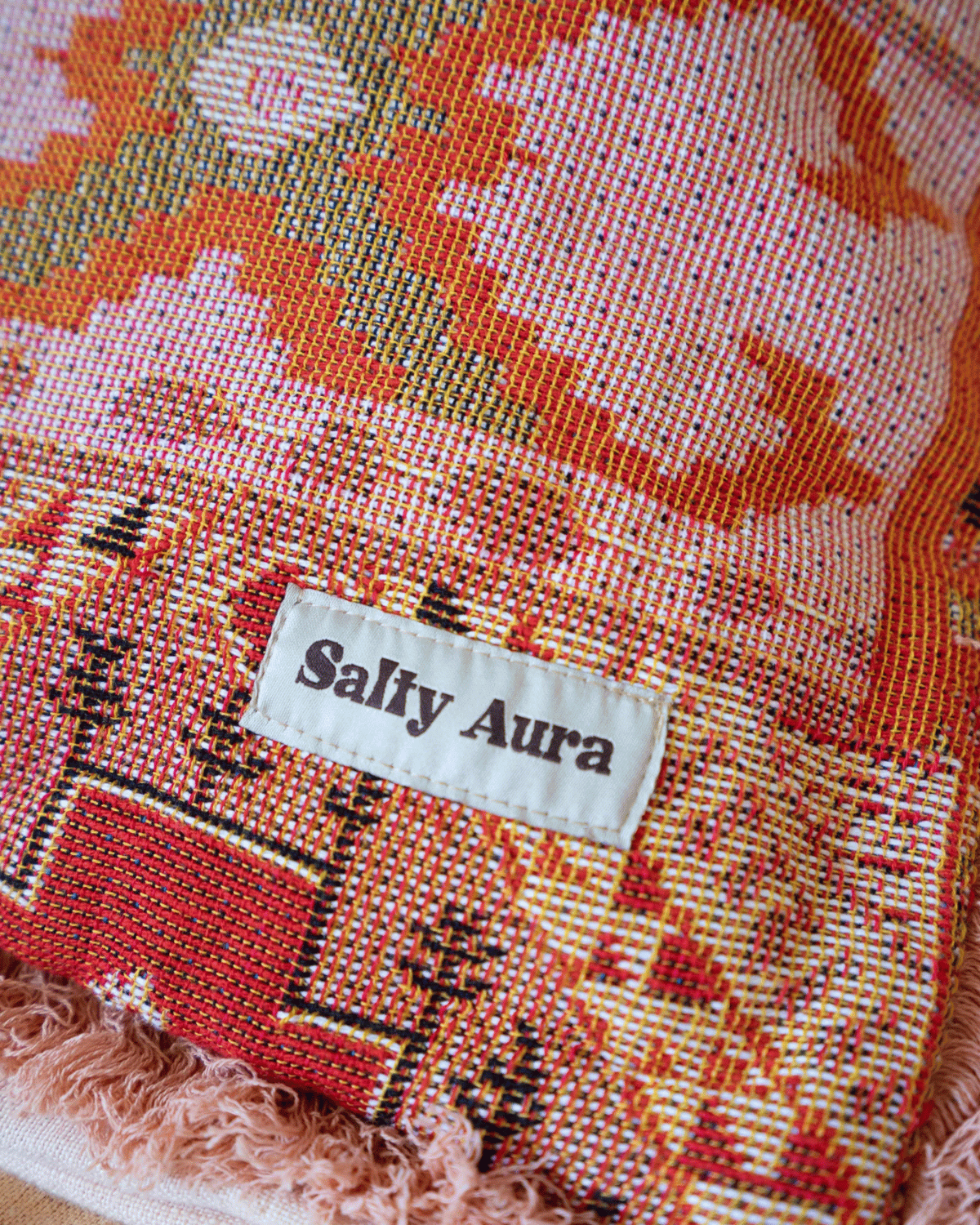 Patchwork Cushion by Salty Aura 