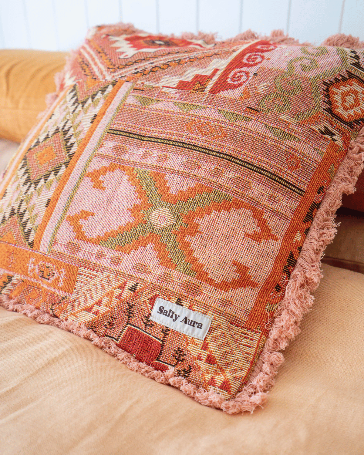 Patchwork Cushion by Salty Aura 