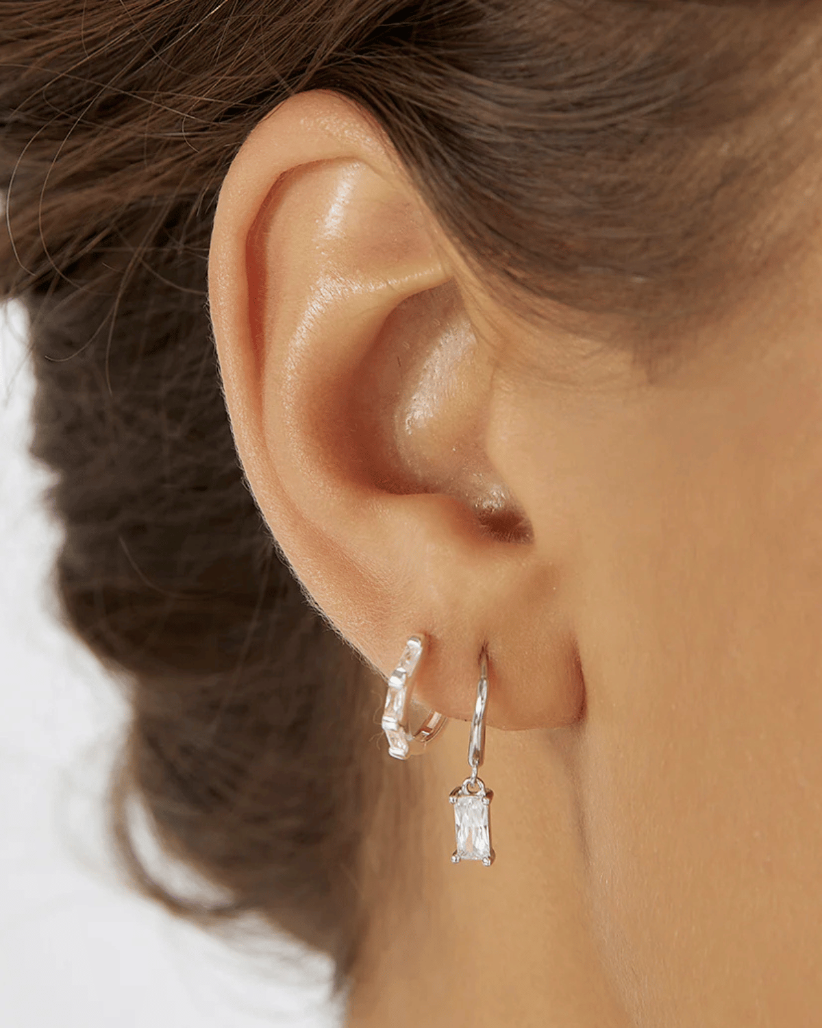 Pip Silver Charm Earrings by Arms of Eve 