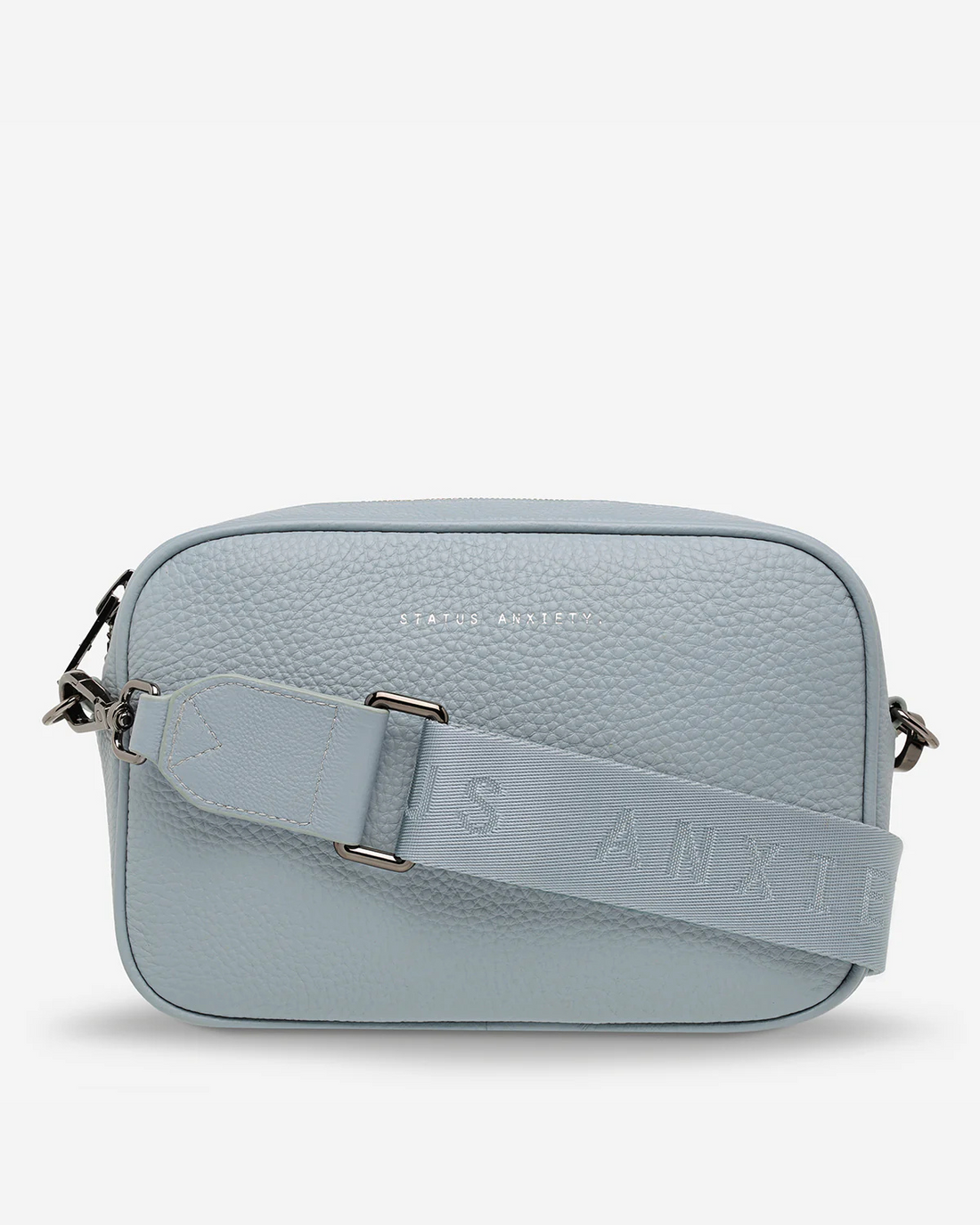 Status Anxiety&amp; Plunder Bag With Webbed Strap - Powder Blue